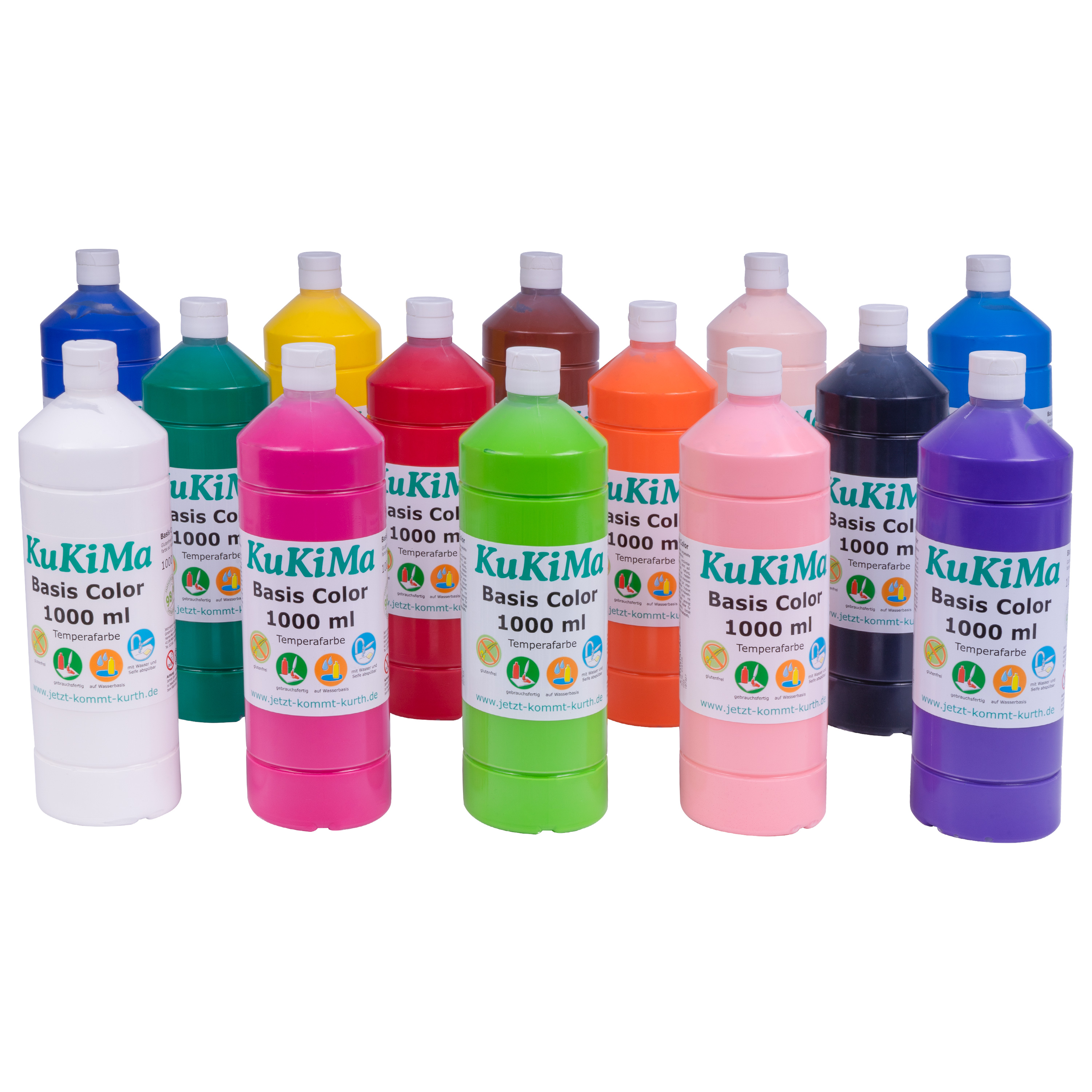 KuKiMa Basis Color in Einzelfarben, 1000 ml