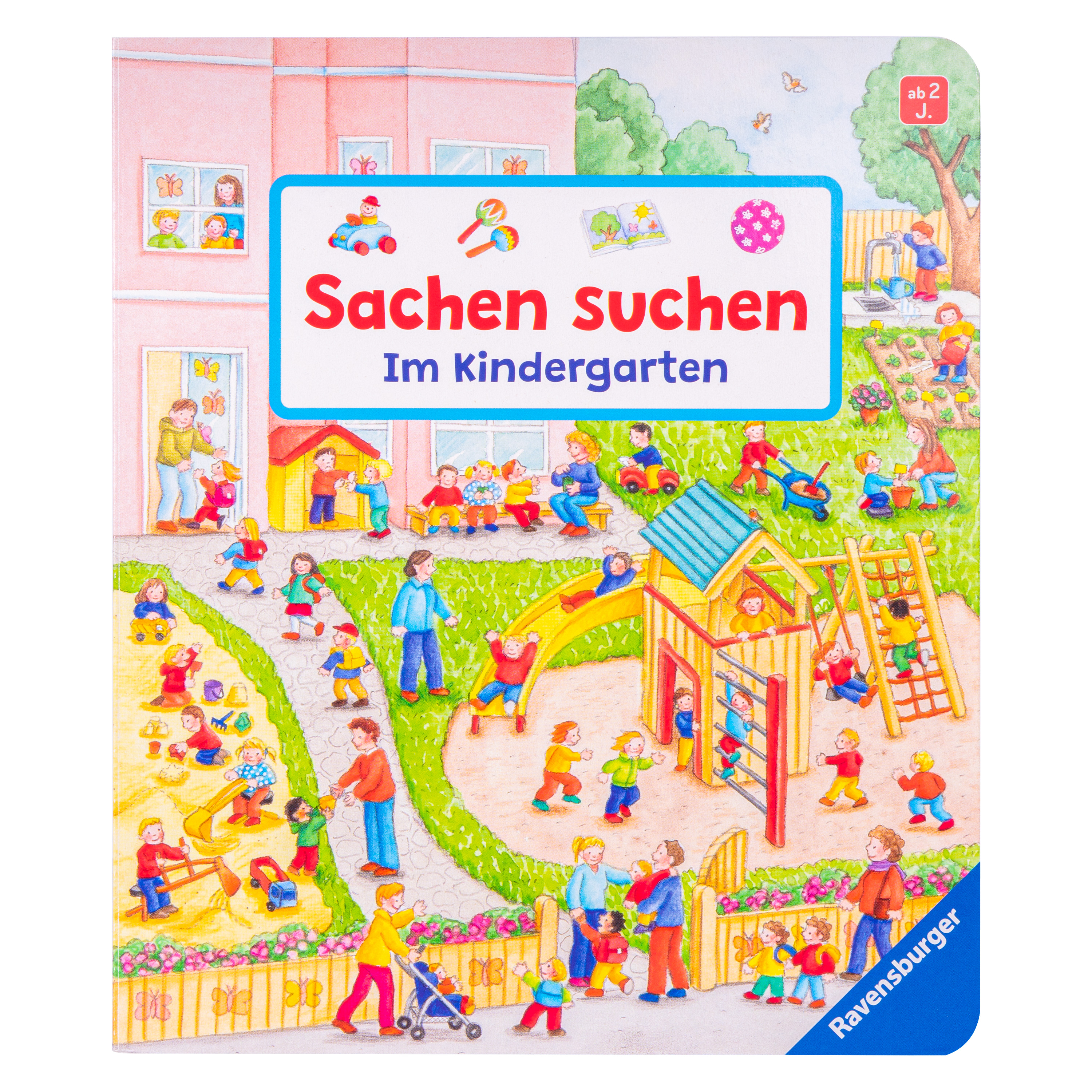 Wimmelbuch 'Sachen suchen: Im Kindergarten'