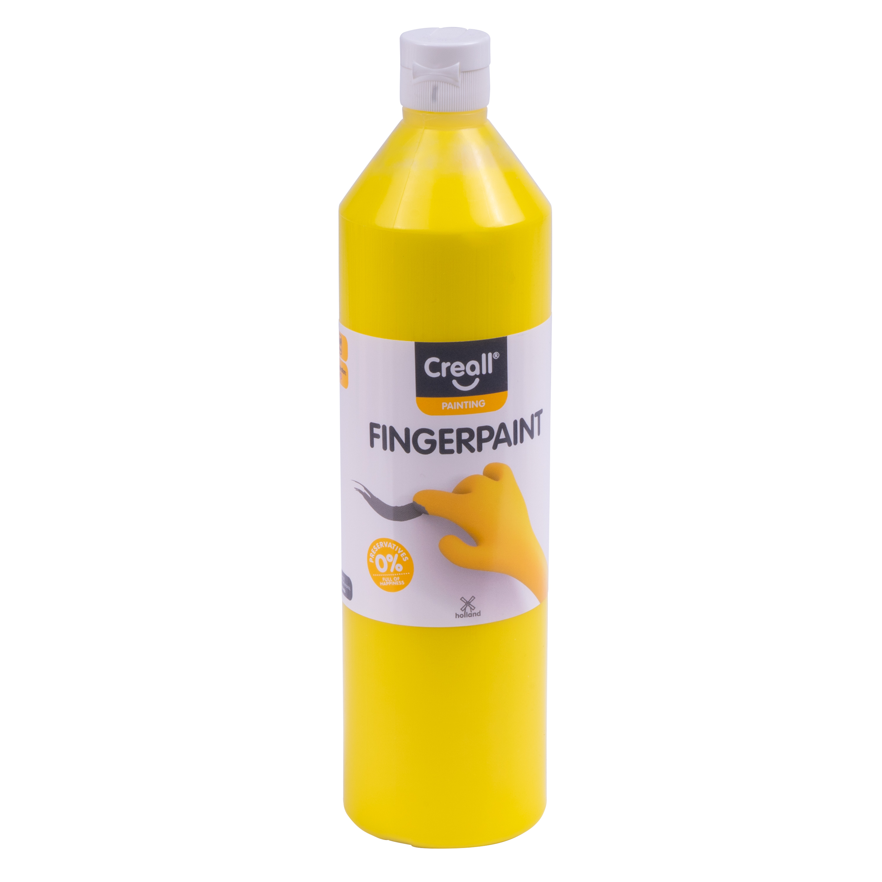 Fingerfarbe 'gelb', 750 ml je 1 Flasche