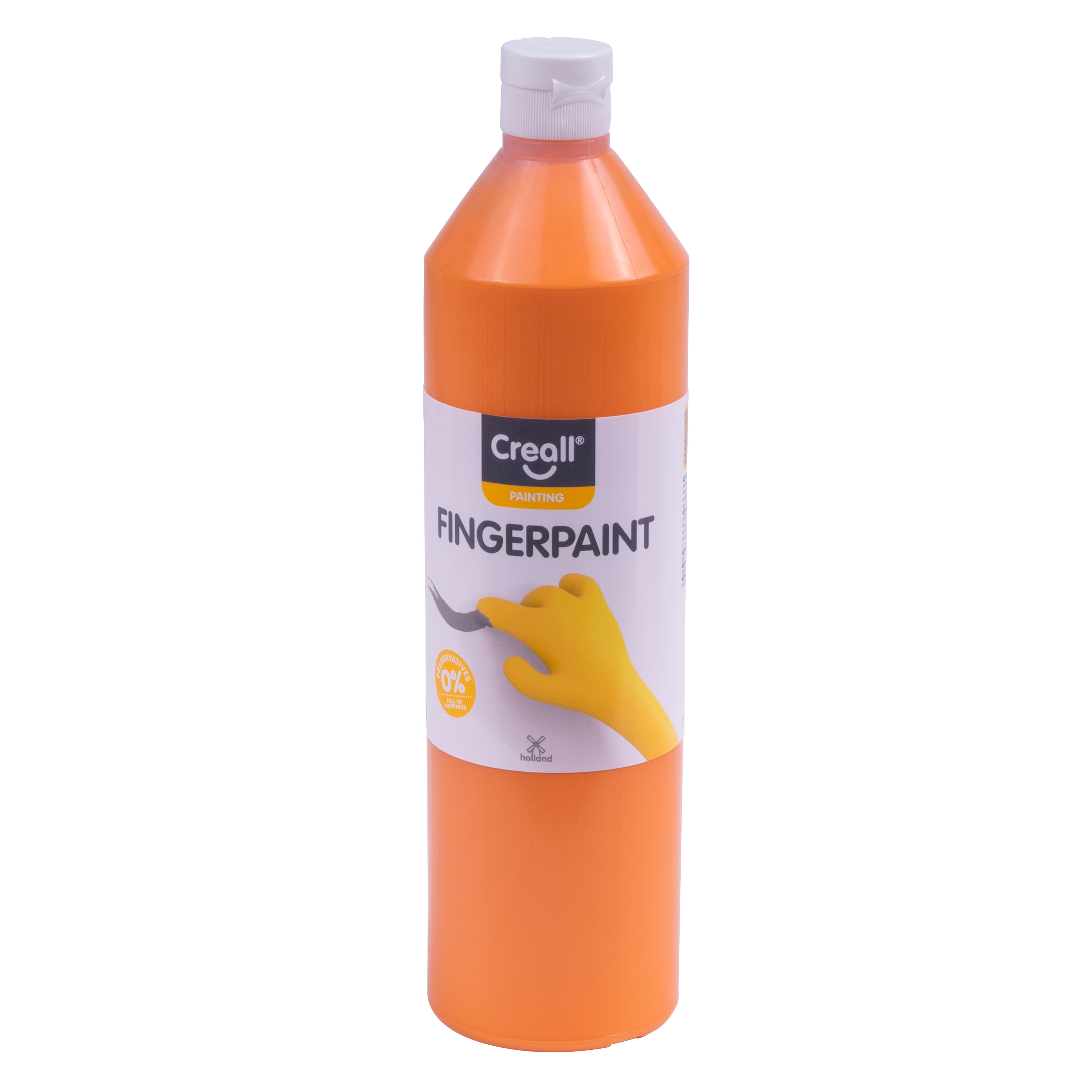 Fingerfarbe 'orange', 750 ml je 1 Flasche