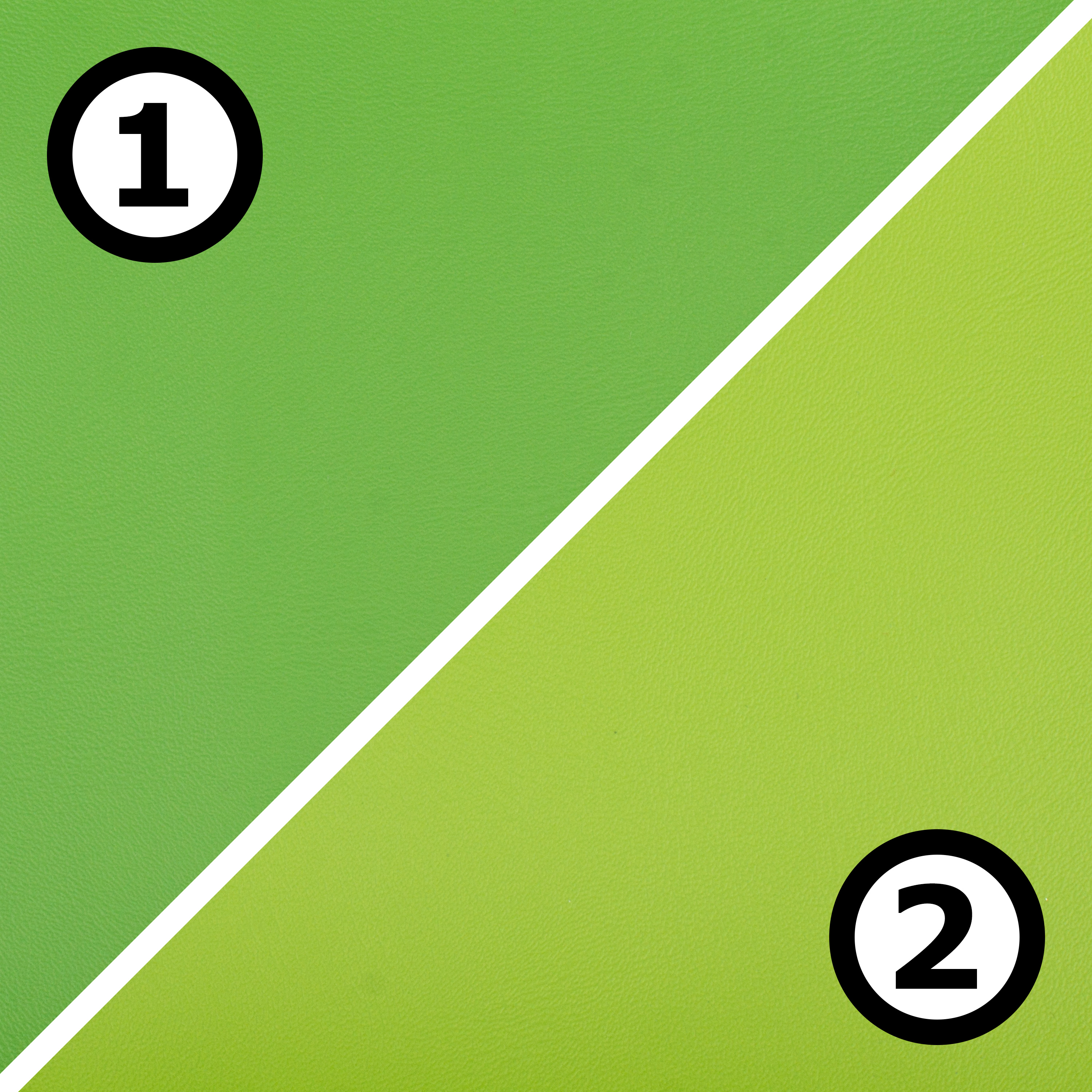 3er-Kinder-Sofa - Meditap grün/hellgrün