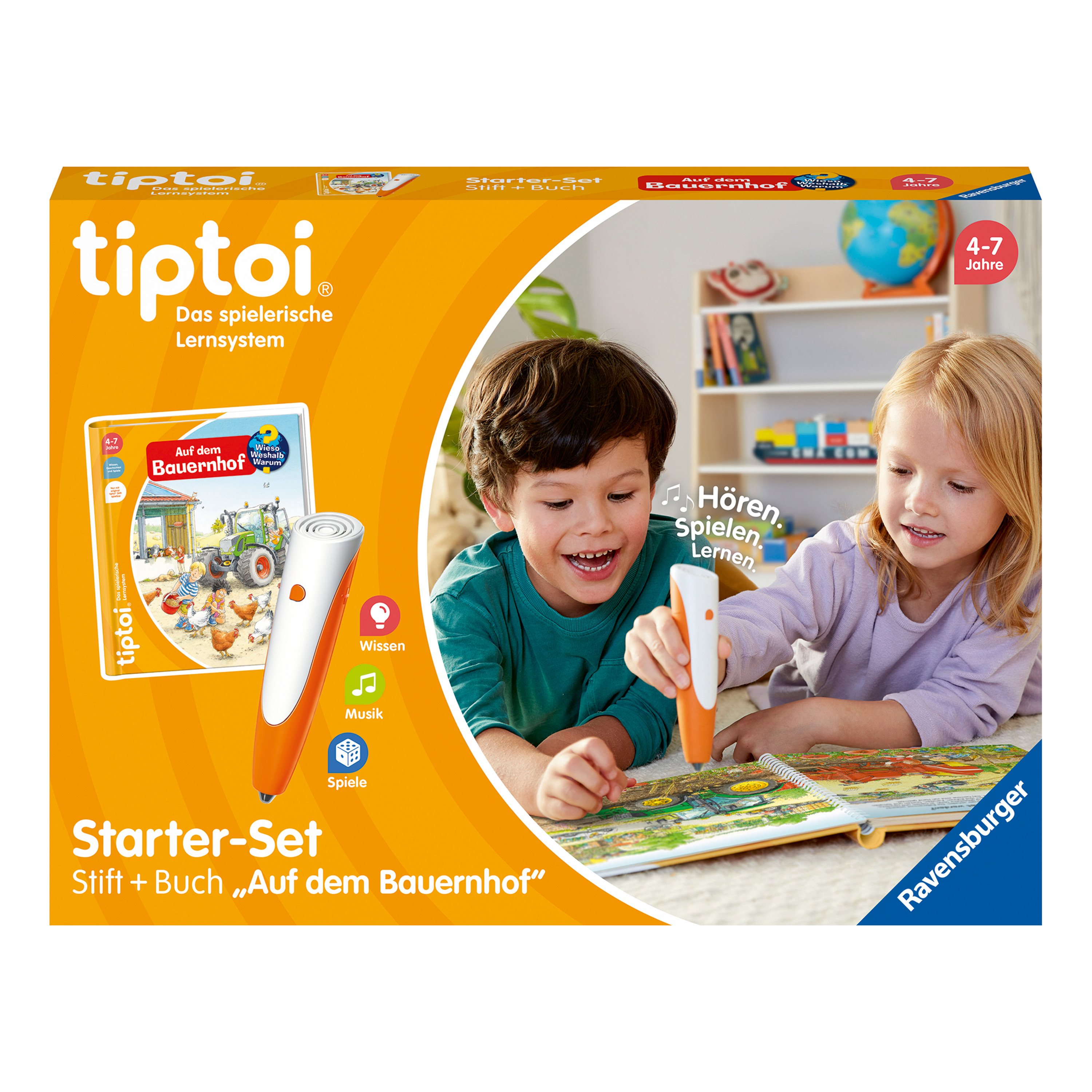 tiptoi® Starter-Set: Stift und Buch 'Bauernhof'