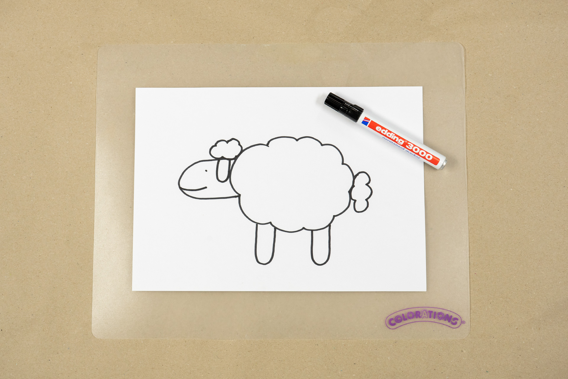 <p>Auch wenn ihr keinen großen Künstler seid, könnt ihr mit euren Kindern aus Wolken und dem Buchstaben "U" leicht Schafe ges
