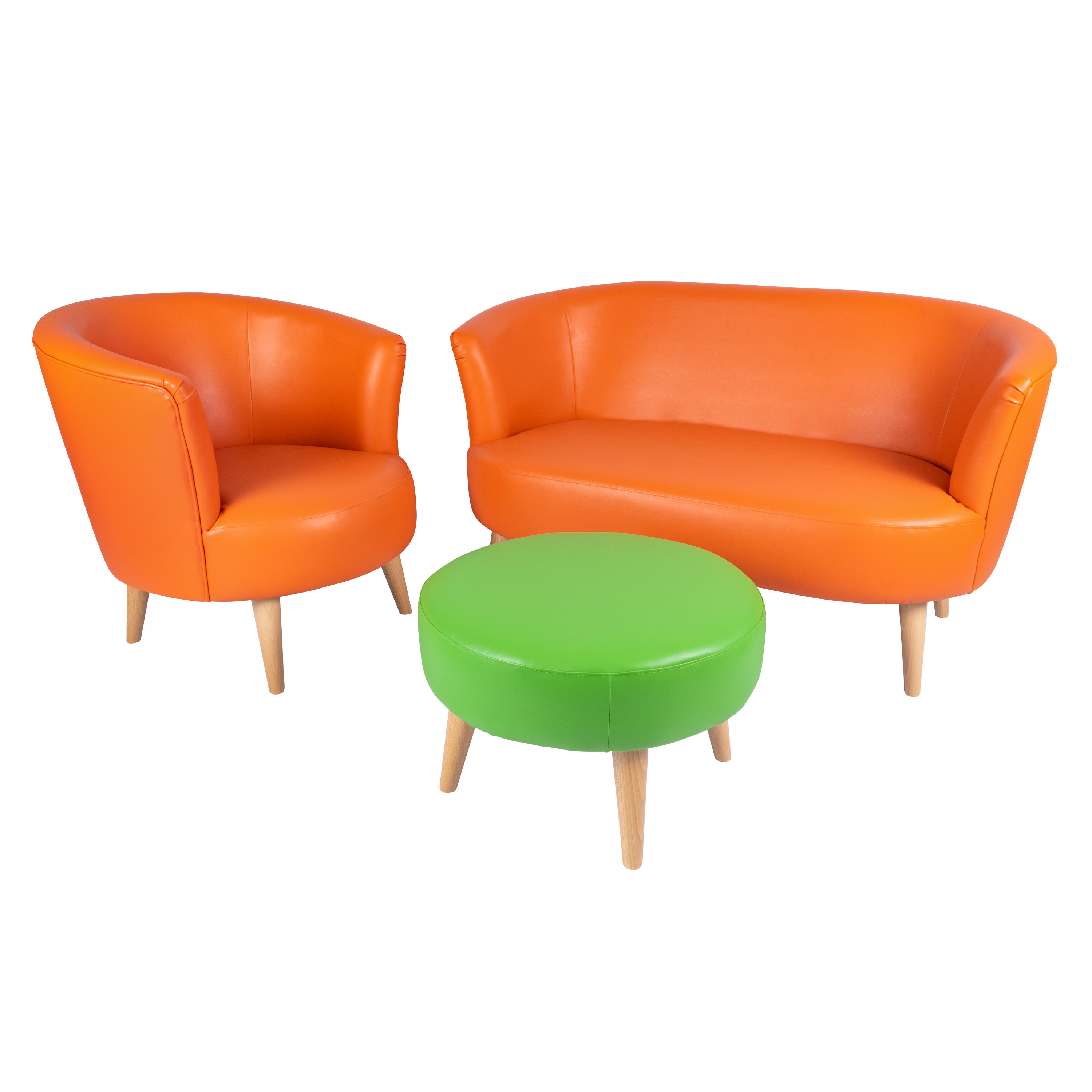 Sofa 2-Sitzer 'Laredo', Bezug Octo Tux, grün