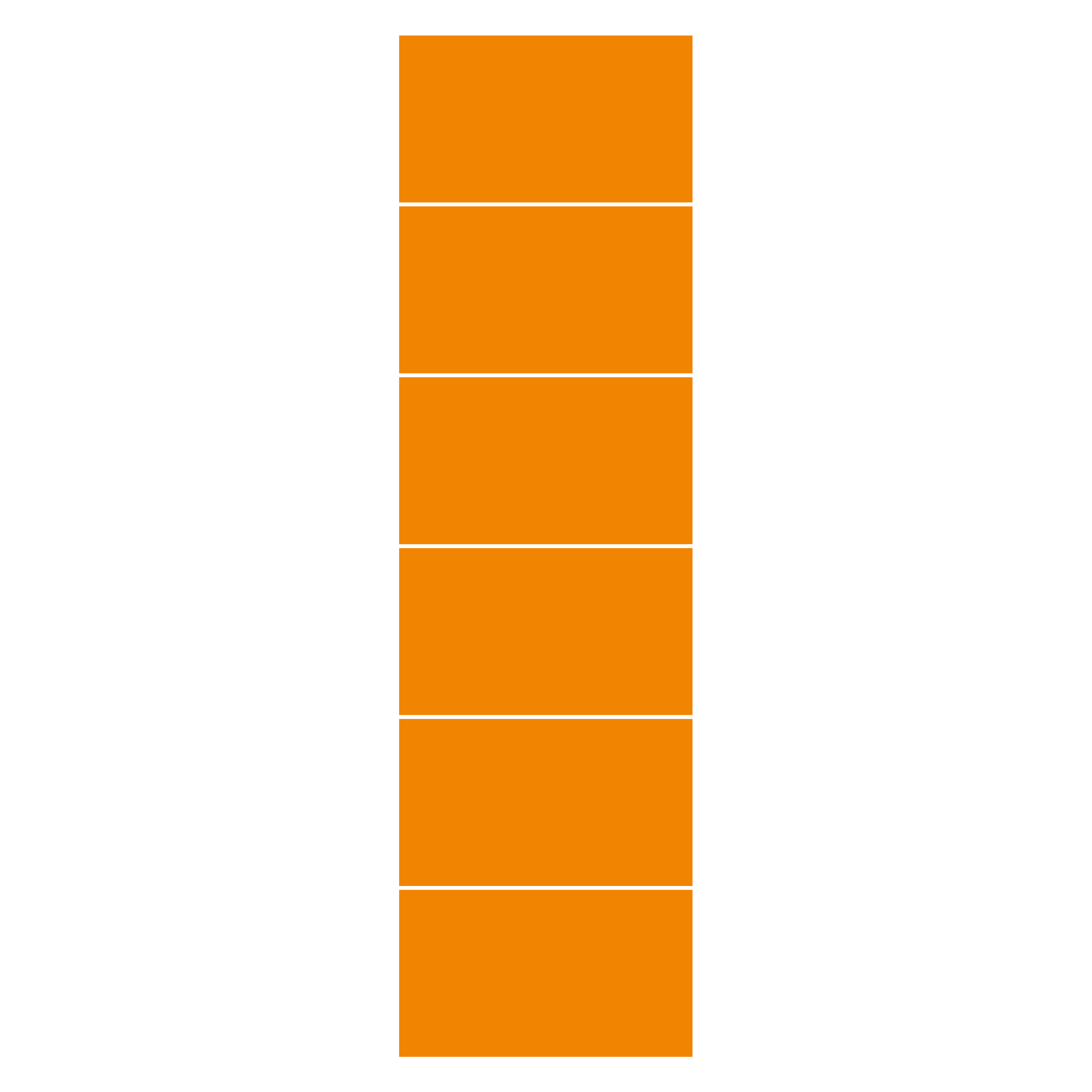 Faltmatten uni orange, 360 x 100 x 3 cm