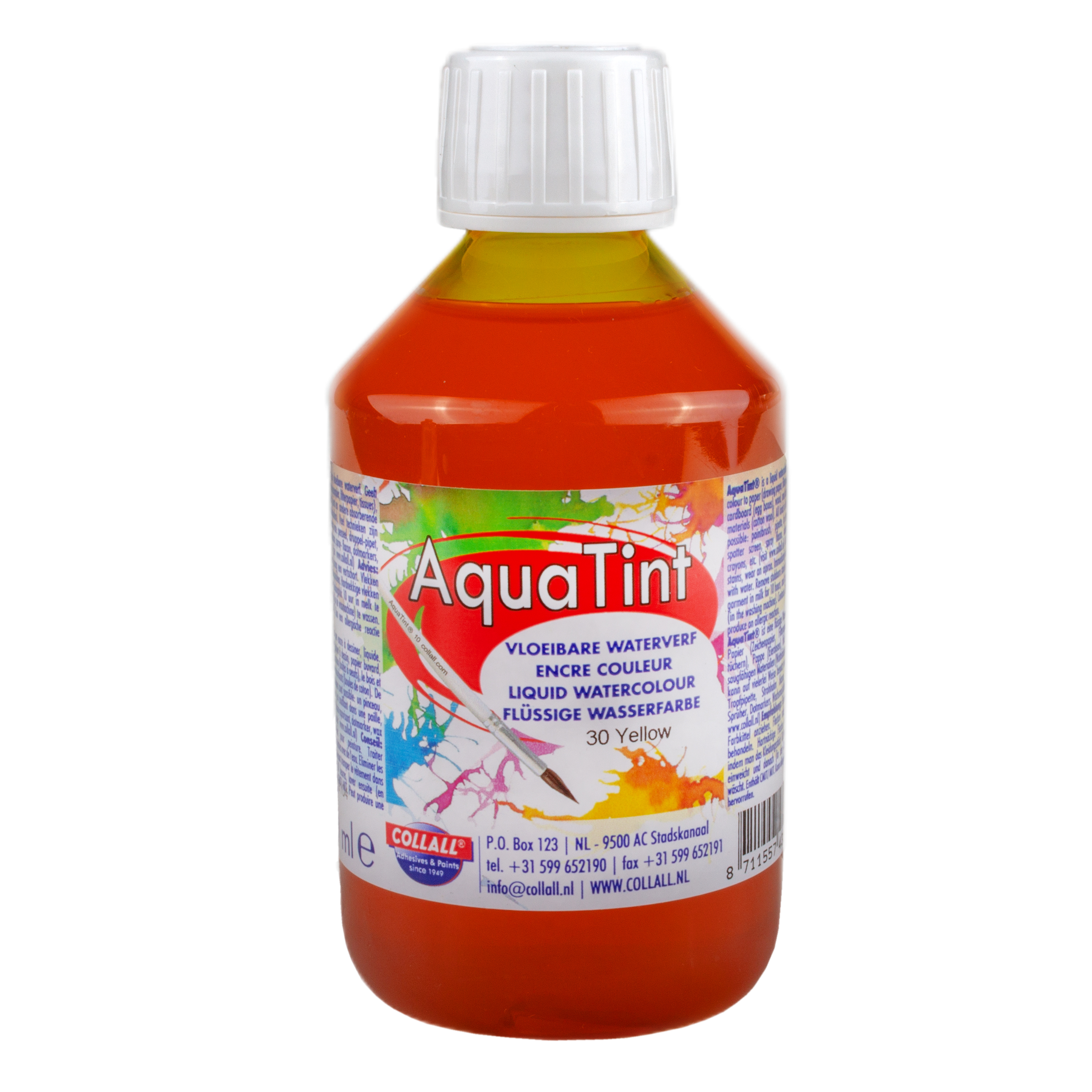 AquaTint 'gelb', hochwertige Pigmentierung, 250 ml