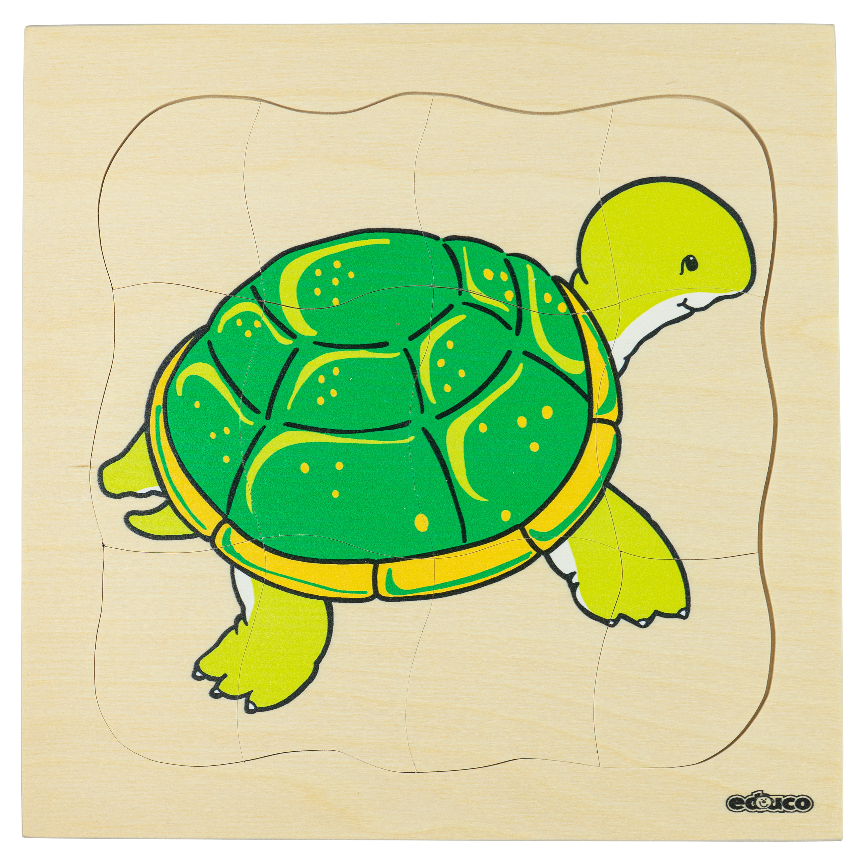 Wachstums-Lagen-Puzzle 'Schildkröte'