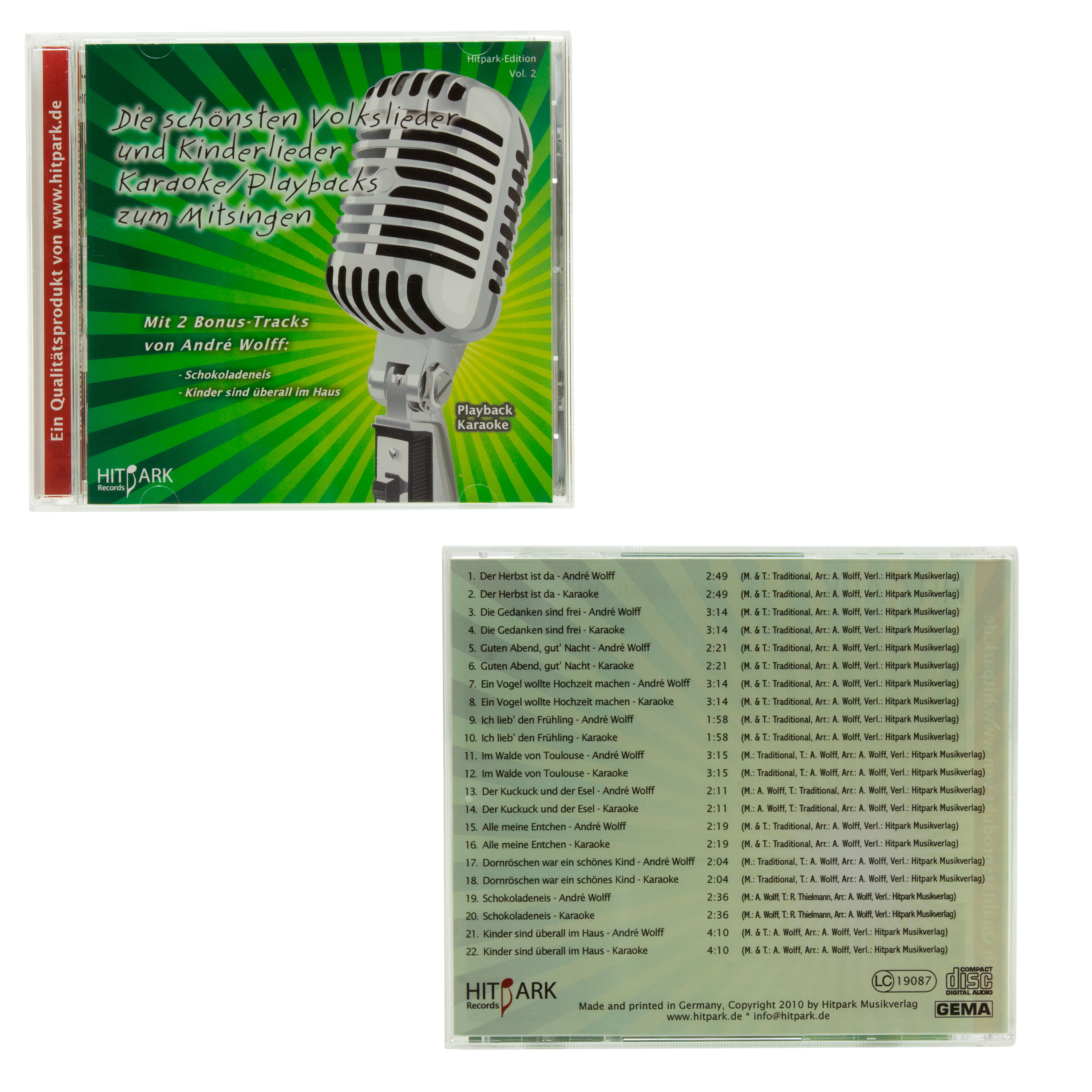 Playback / Karaoke CD-Sammlung