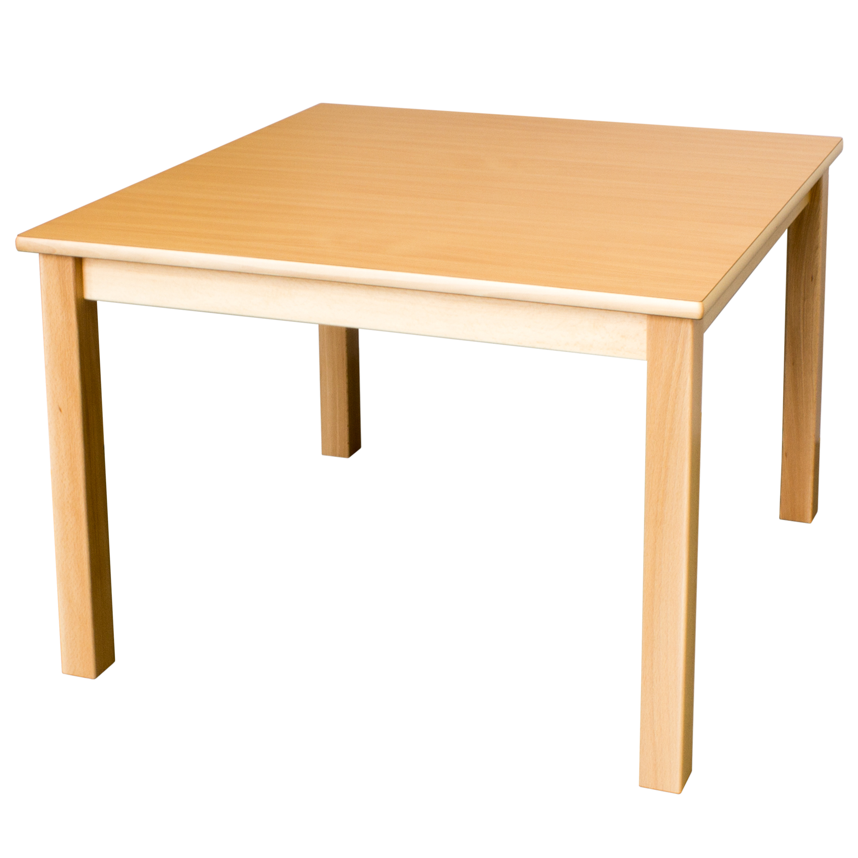 Quadrattisch in der Größe, 80 x 80 cm, Tischhöhe 40 cm