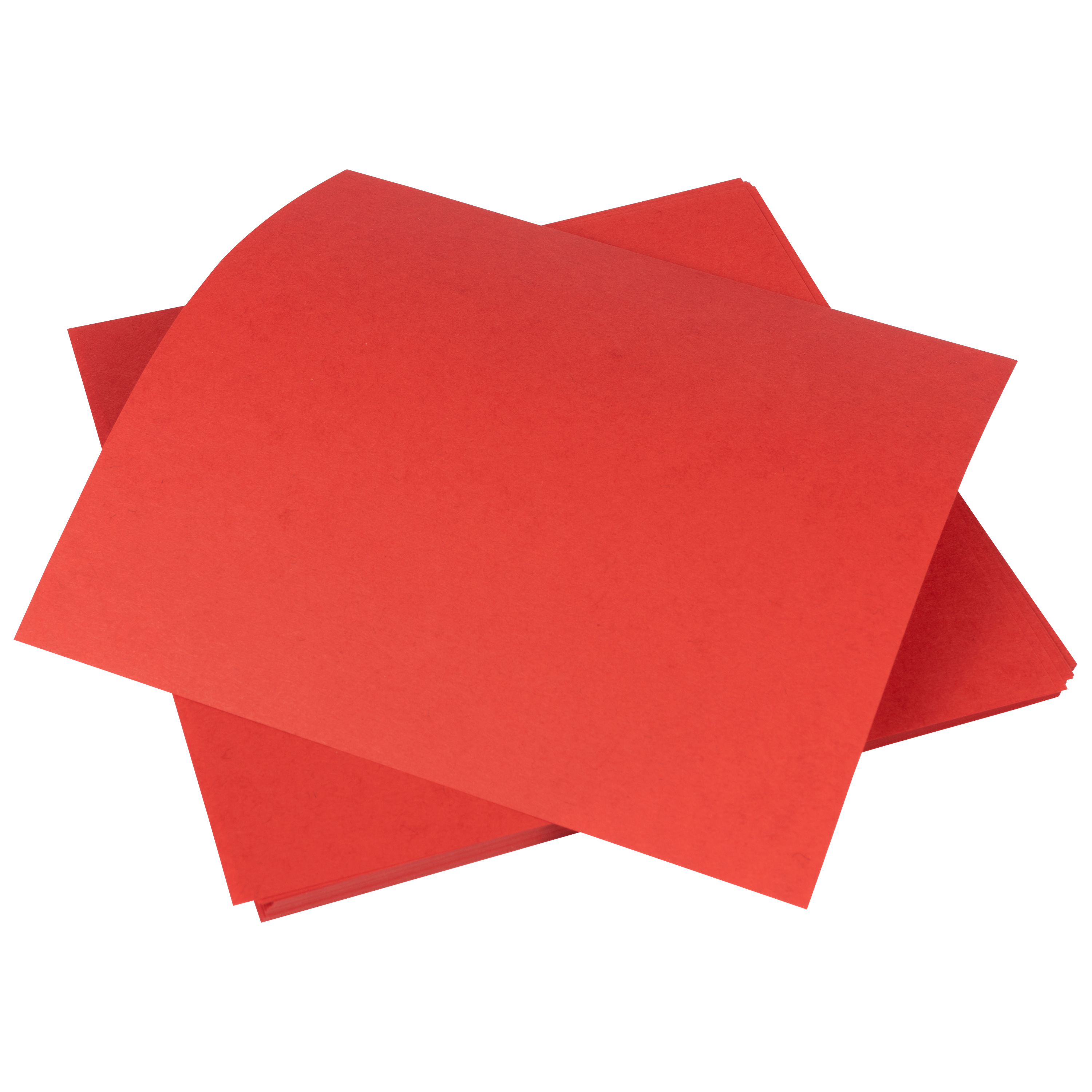 Origami Faltblätter 'Uni Intensiv', 15 x 15 cm, rot