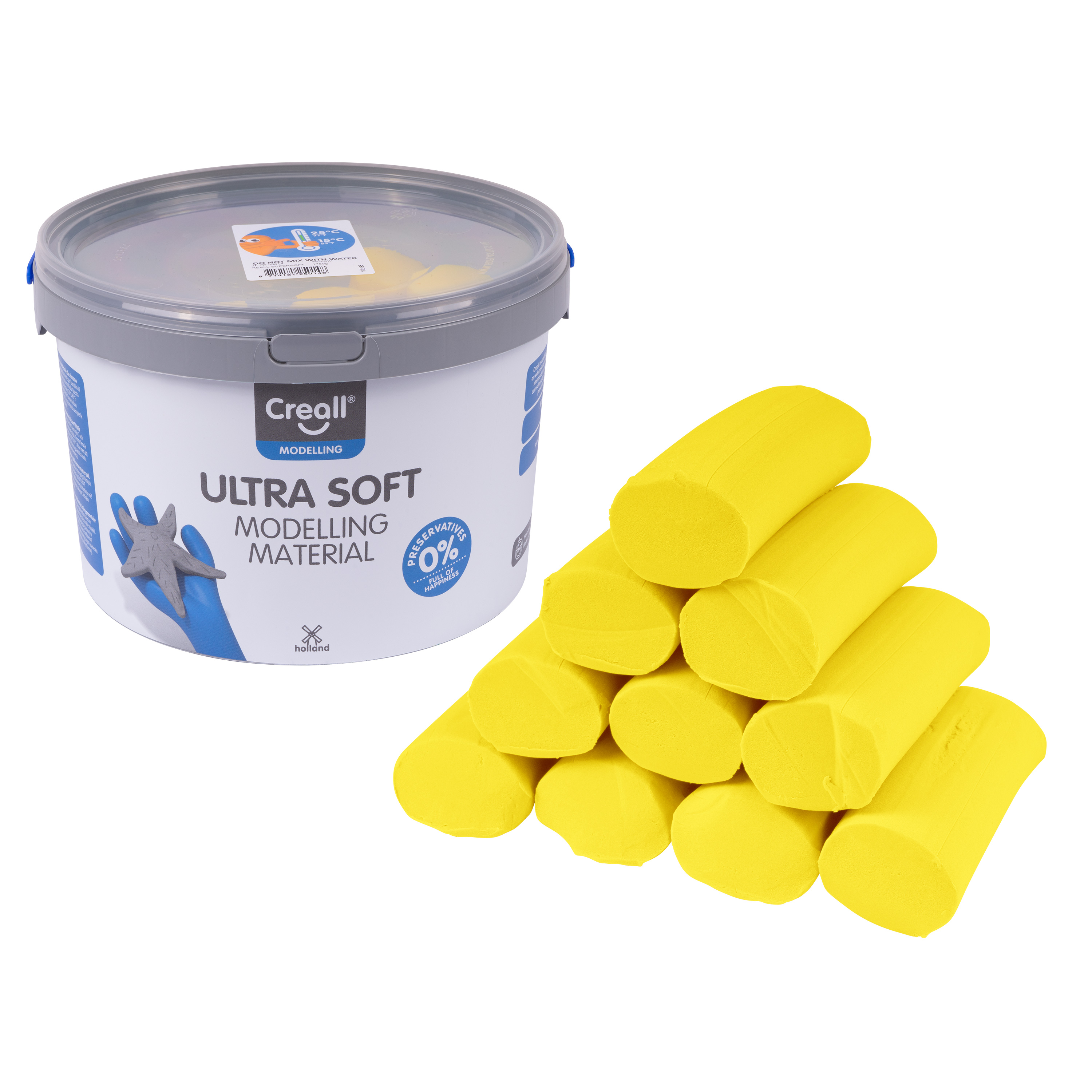 Creall Ultra Soft Modelliermasse, gelb