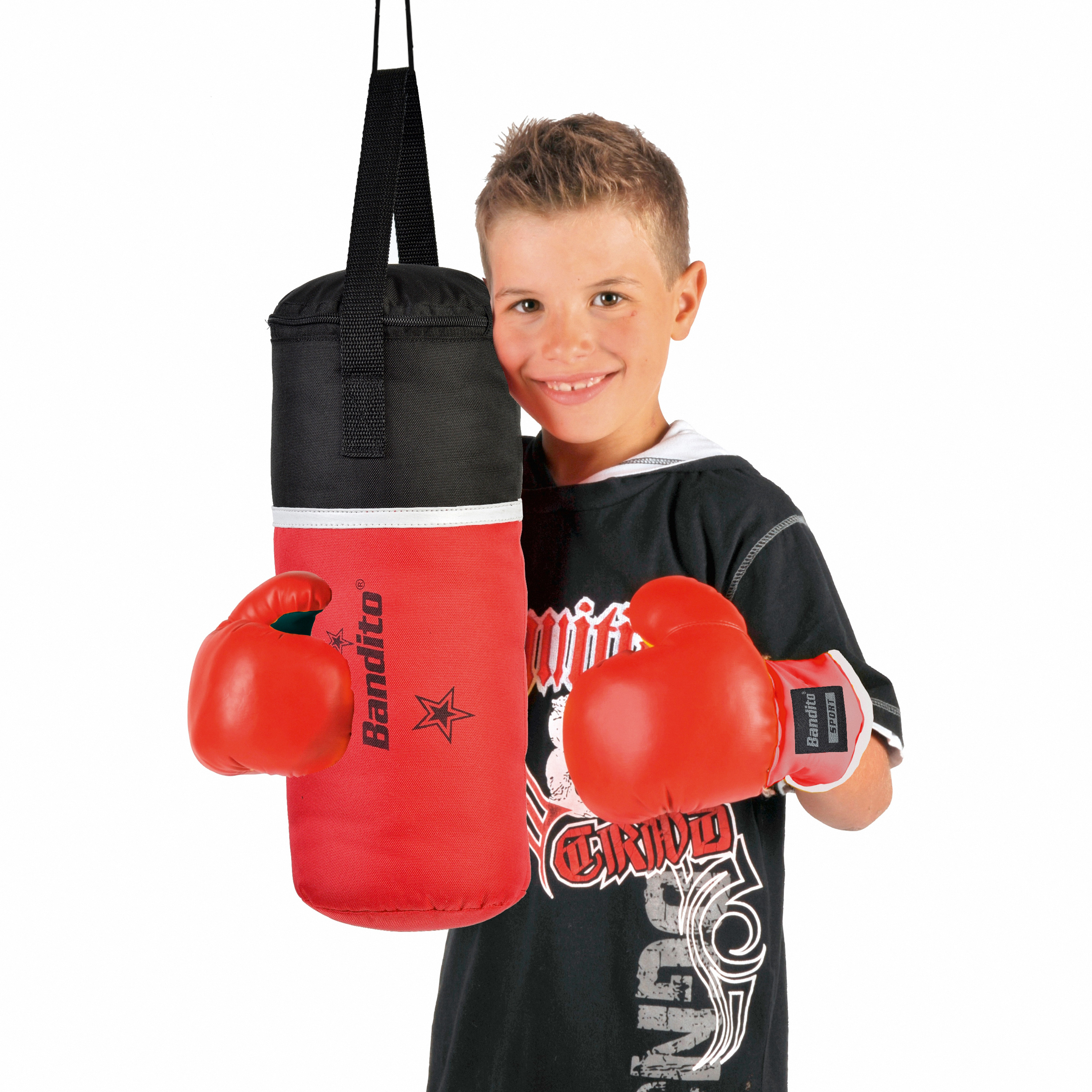 Boxsack 'Bandito – Kiddy Star', inkl. Boxhandschuhe, 3-6 J.
