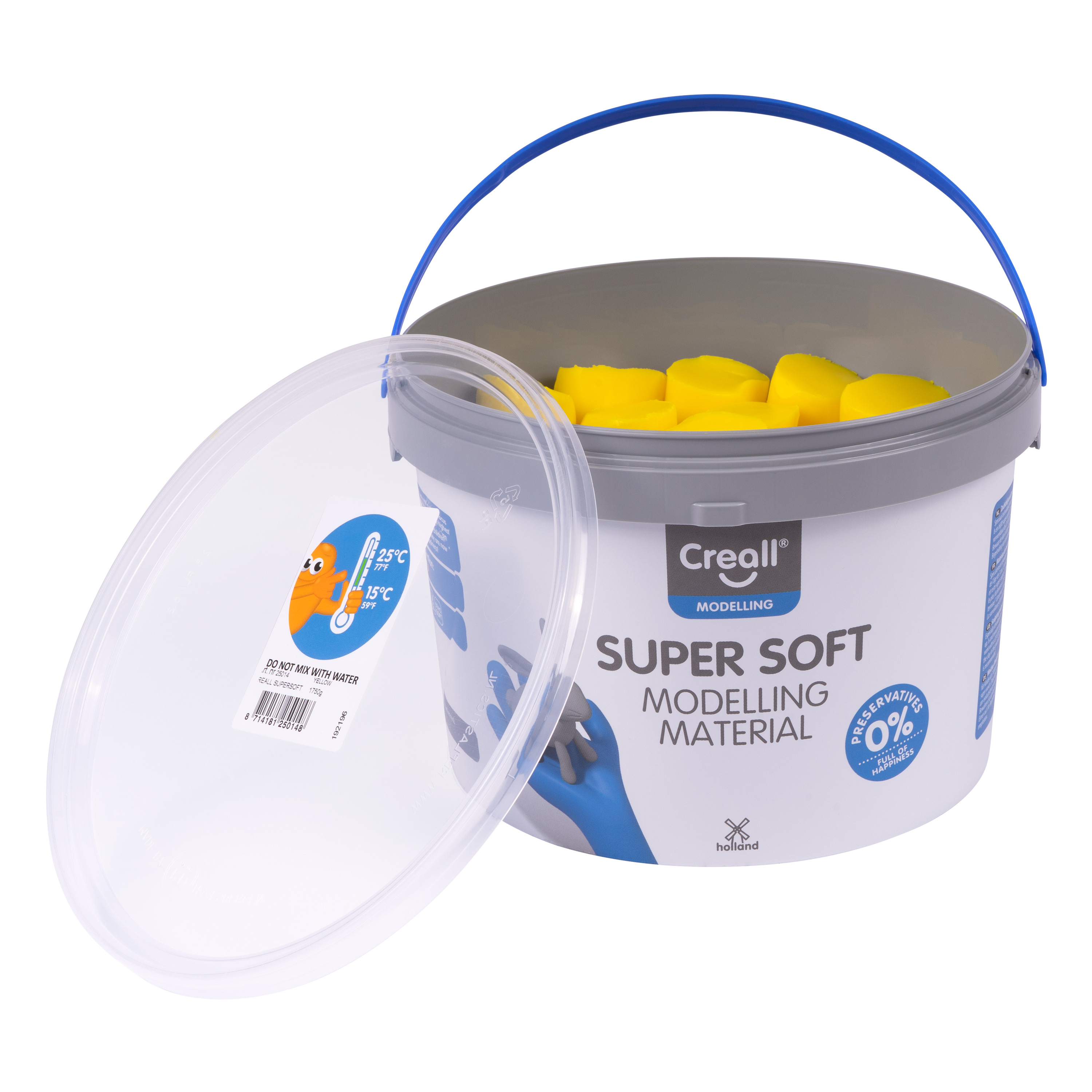 Creall Super Soft Modelliermasse, gelb