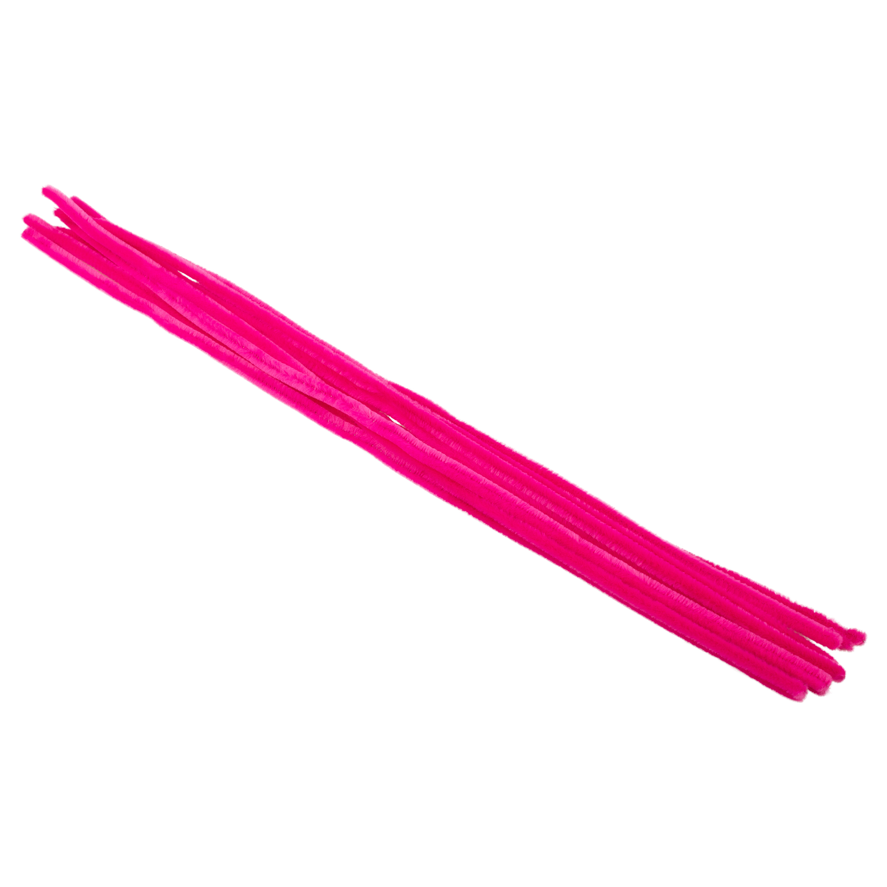 Pfeifenputzer pink, 10 Stück, L: 50 cm