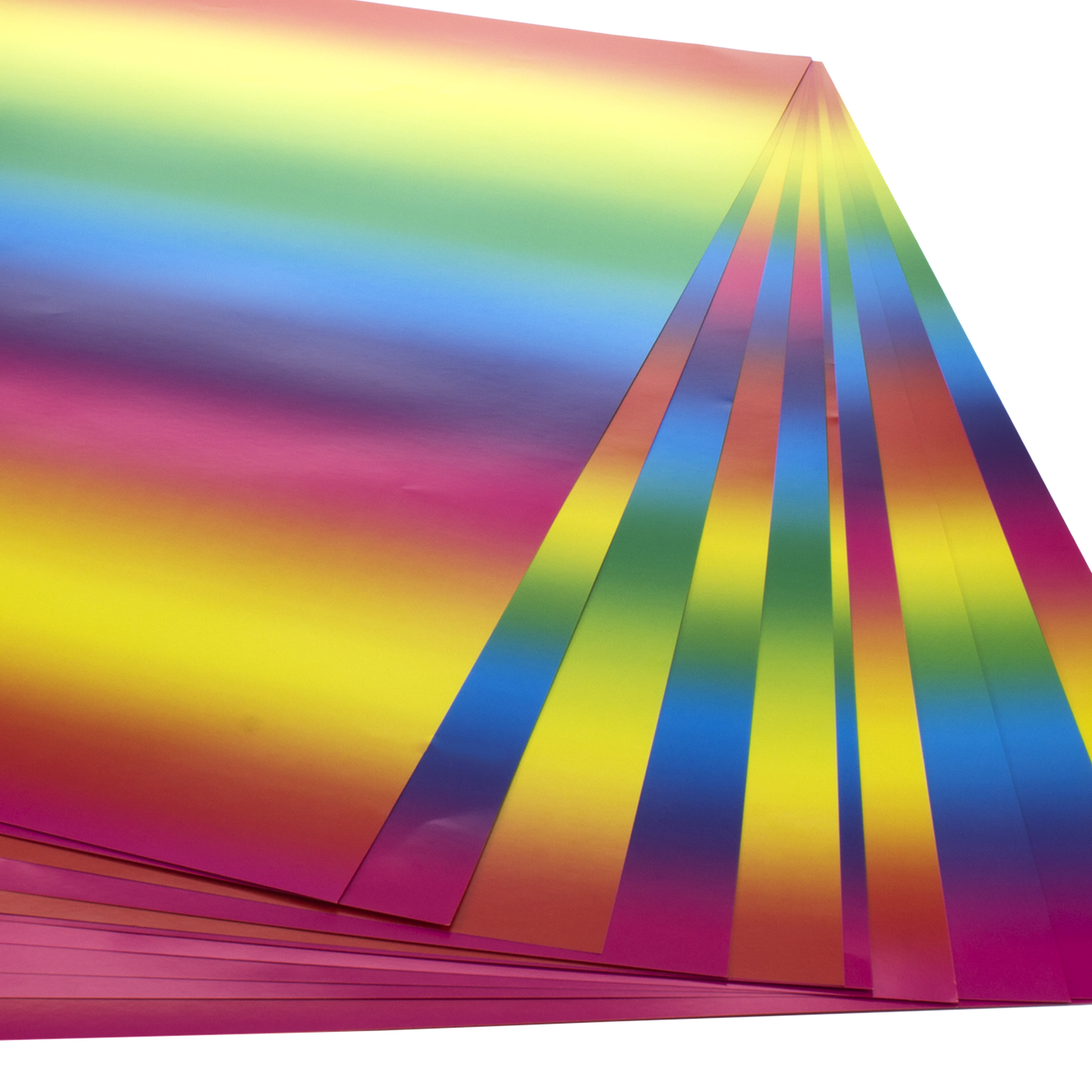Regenbogenkarton glänzend, 200 g/m², 10 Bögen