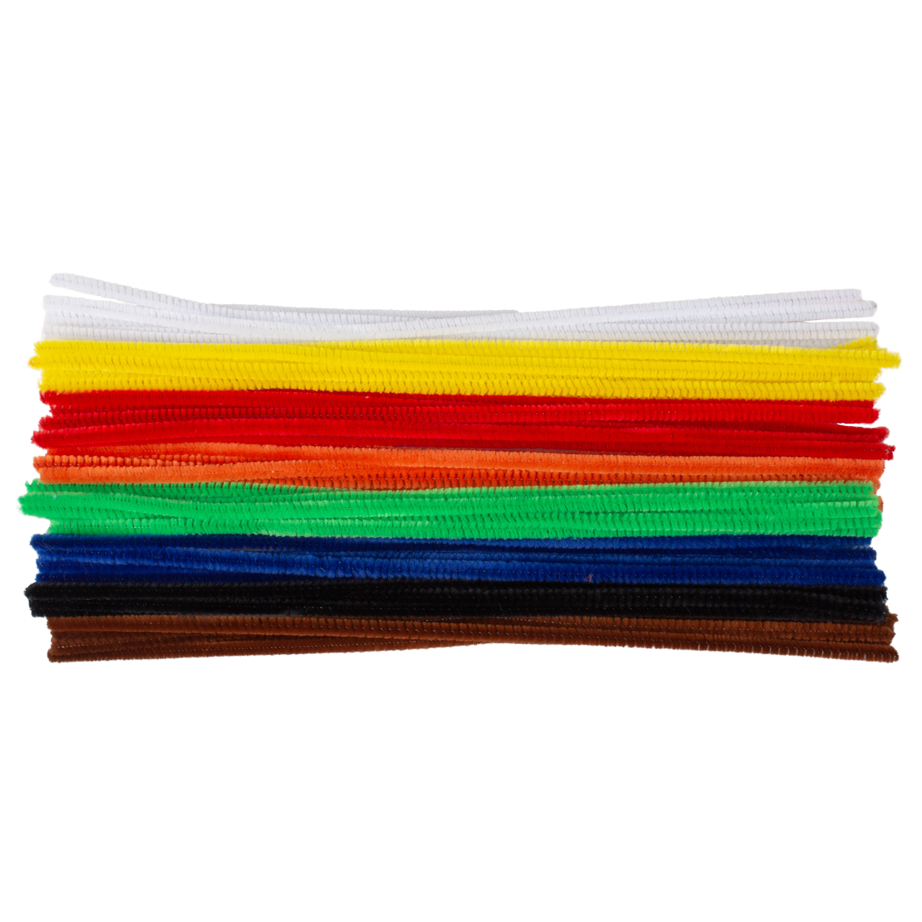 Pfeifenputzer Basisfarben, 50 Stück, L: 30 cm, Ø 7 mm