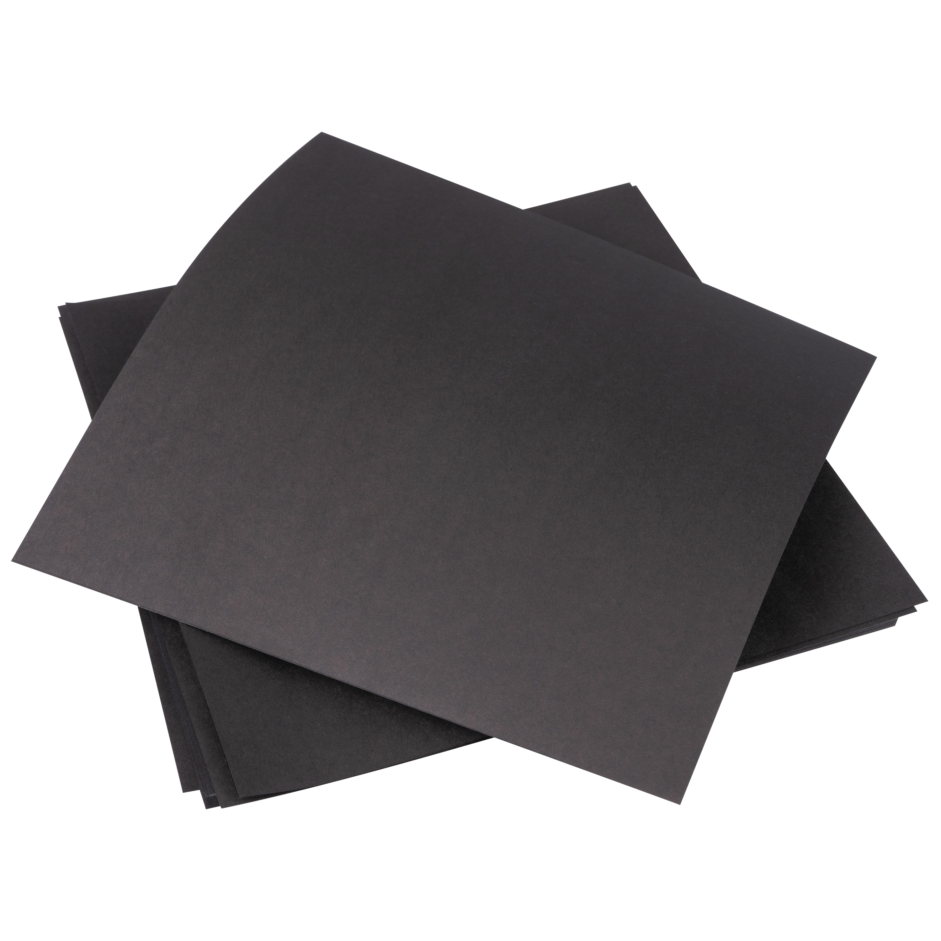 Origami Faltblätter 'Uni Intensiv', 15 x 15 cm, schwarz