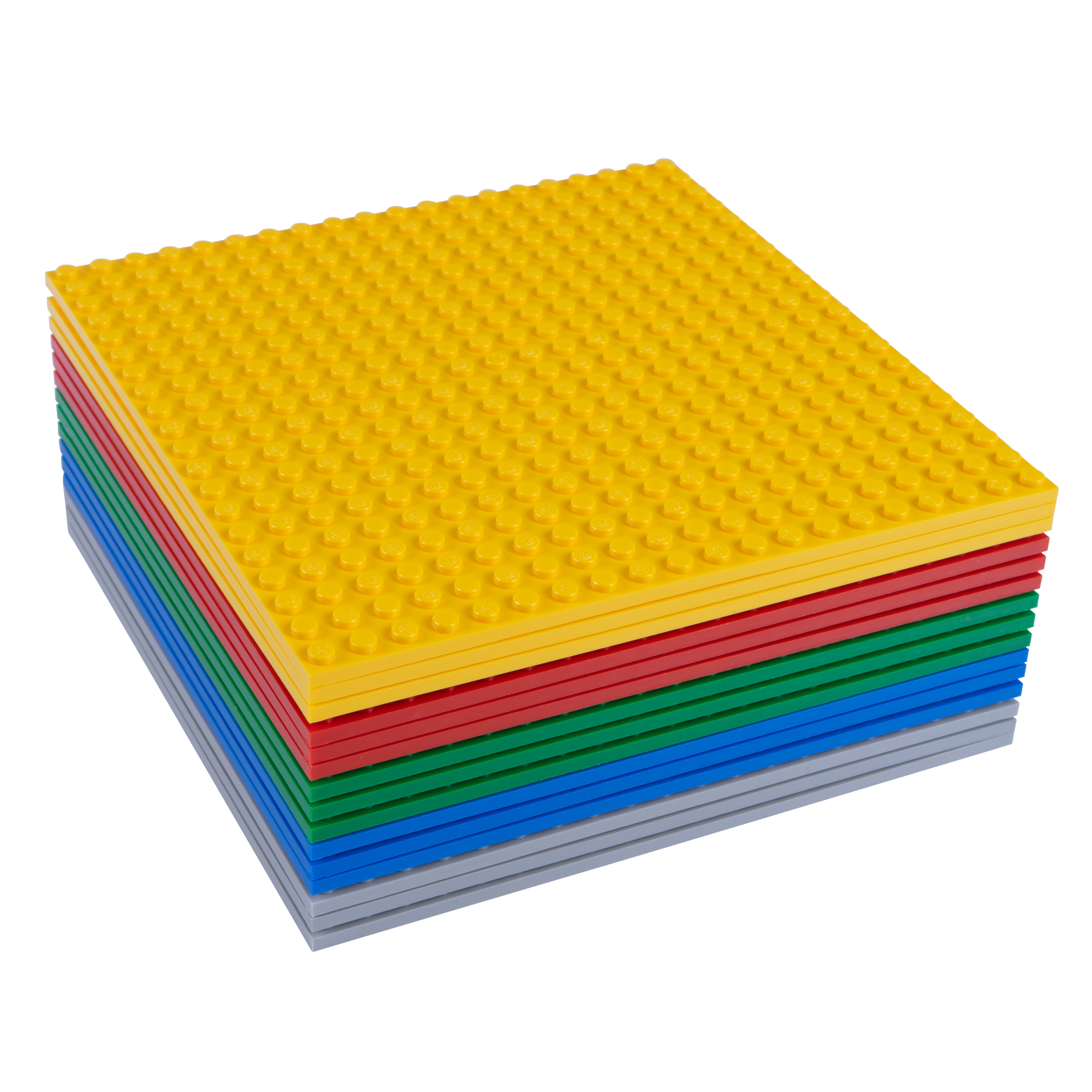 Q-Bricks 15er-Set Grundplatten mit 20 x 20 Noppen