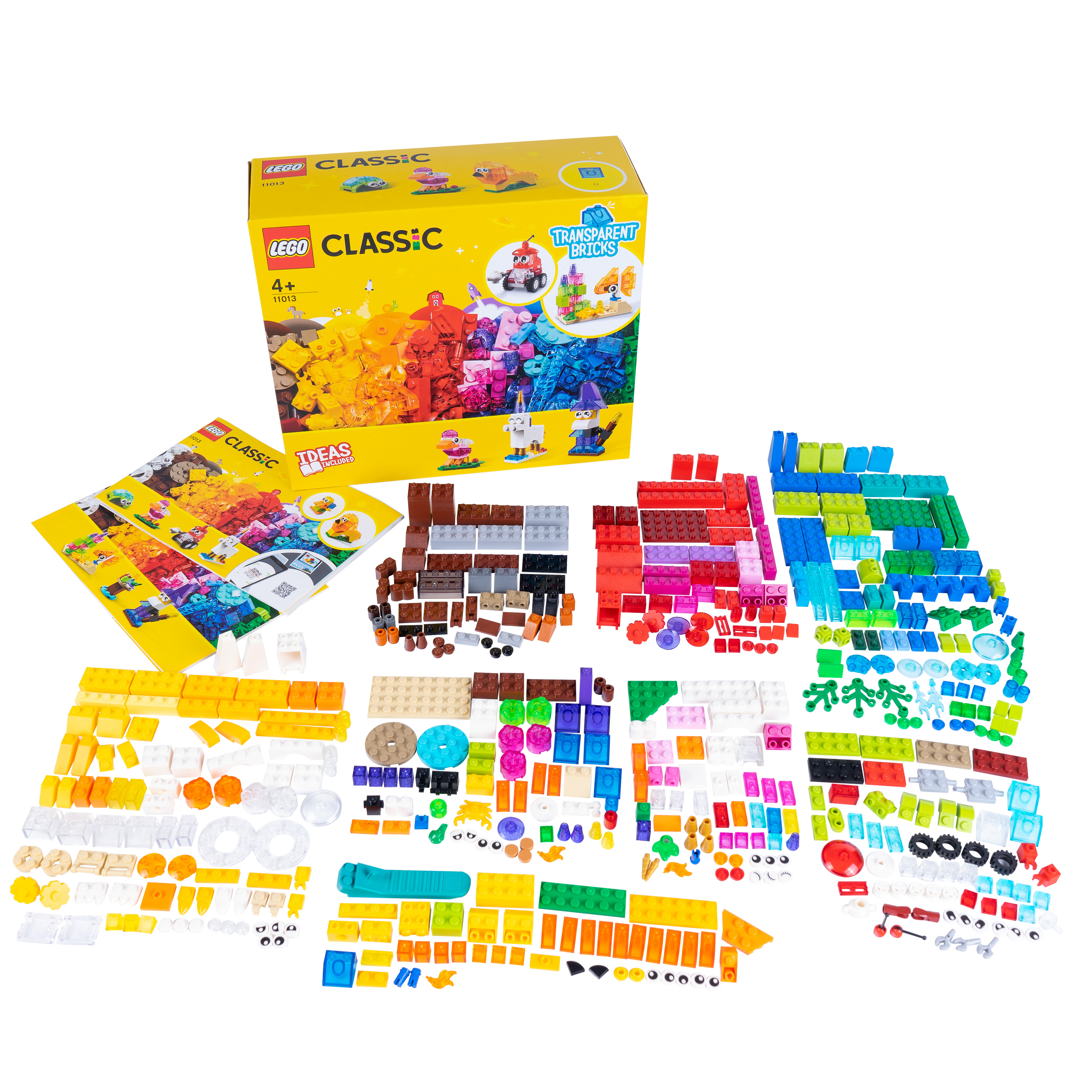 LEGO® Kreativ-Set mit durchsichtigen Steinen, 500 Teile