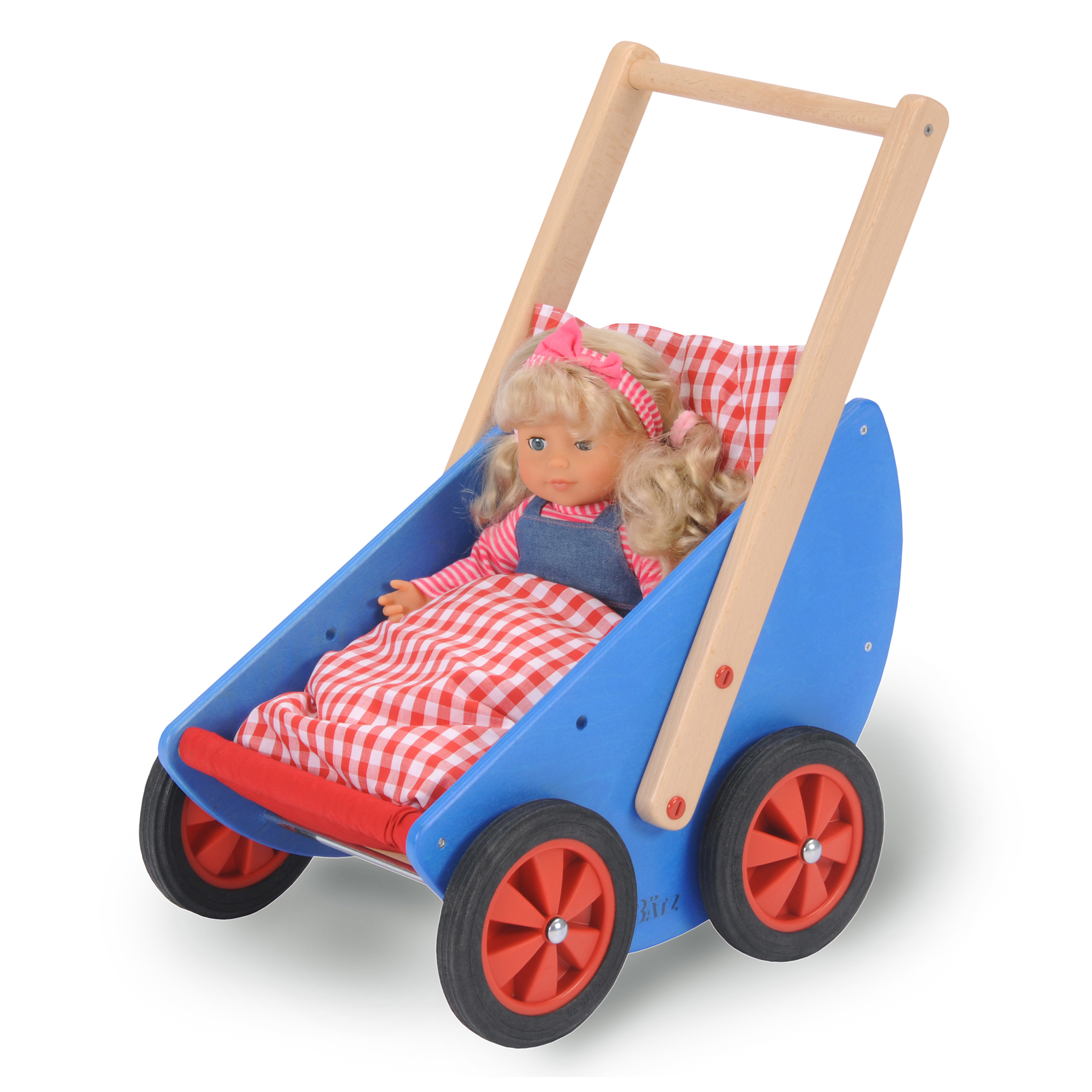 Puppenwagen 'Robi' aus Holz