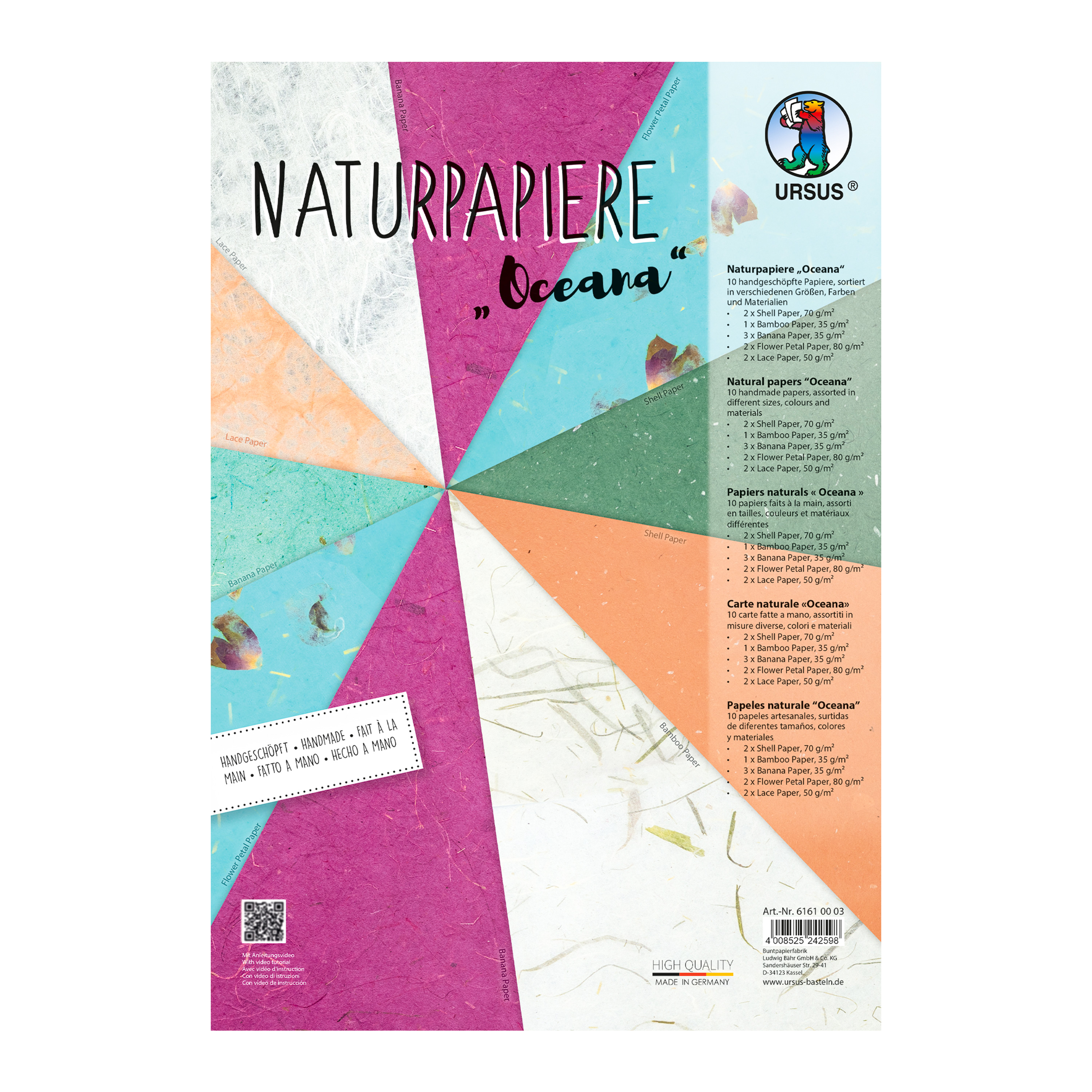 Naturpapier 'Oceana'