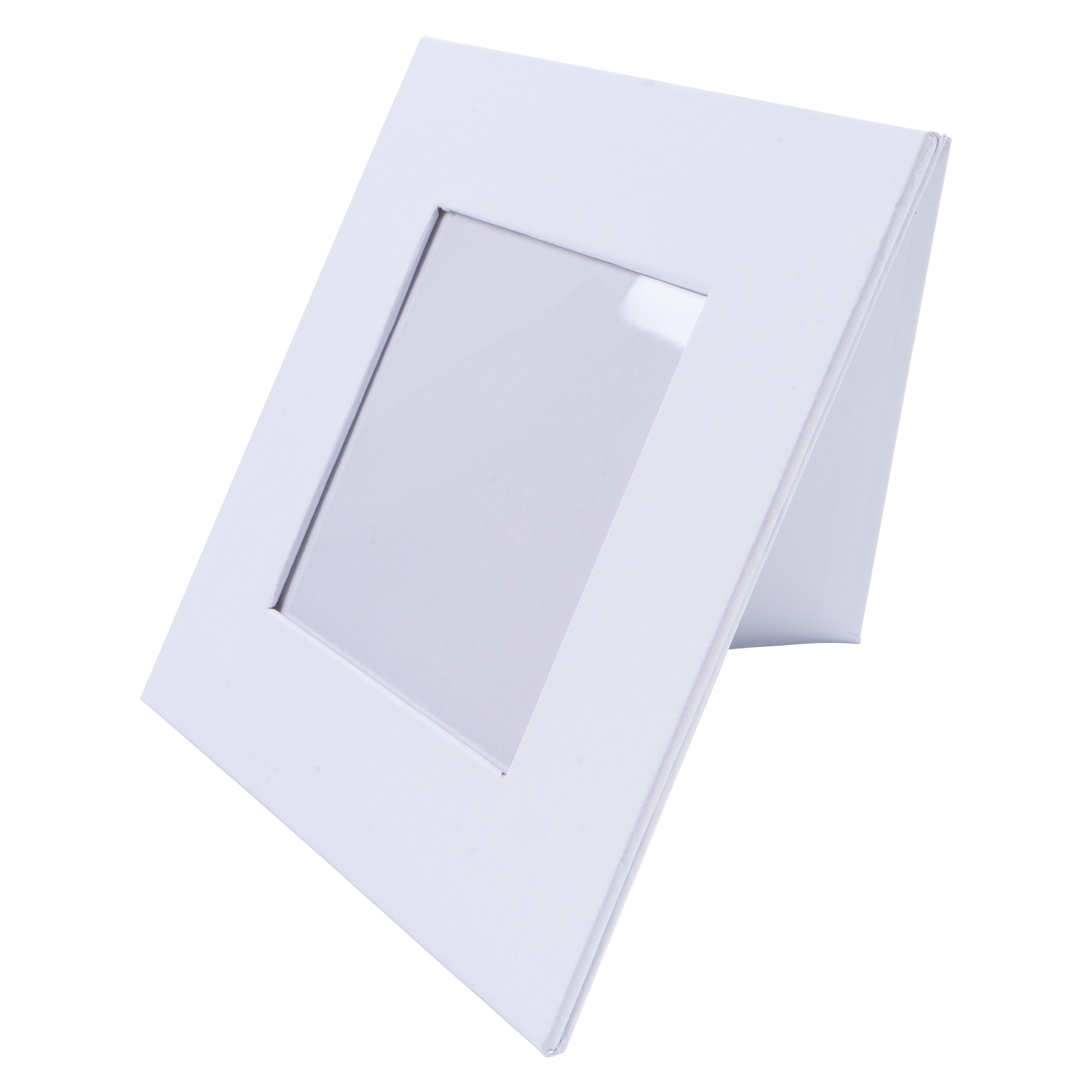 Bilderrahmen aus Pappe 'quadratisch' blanko weiß