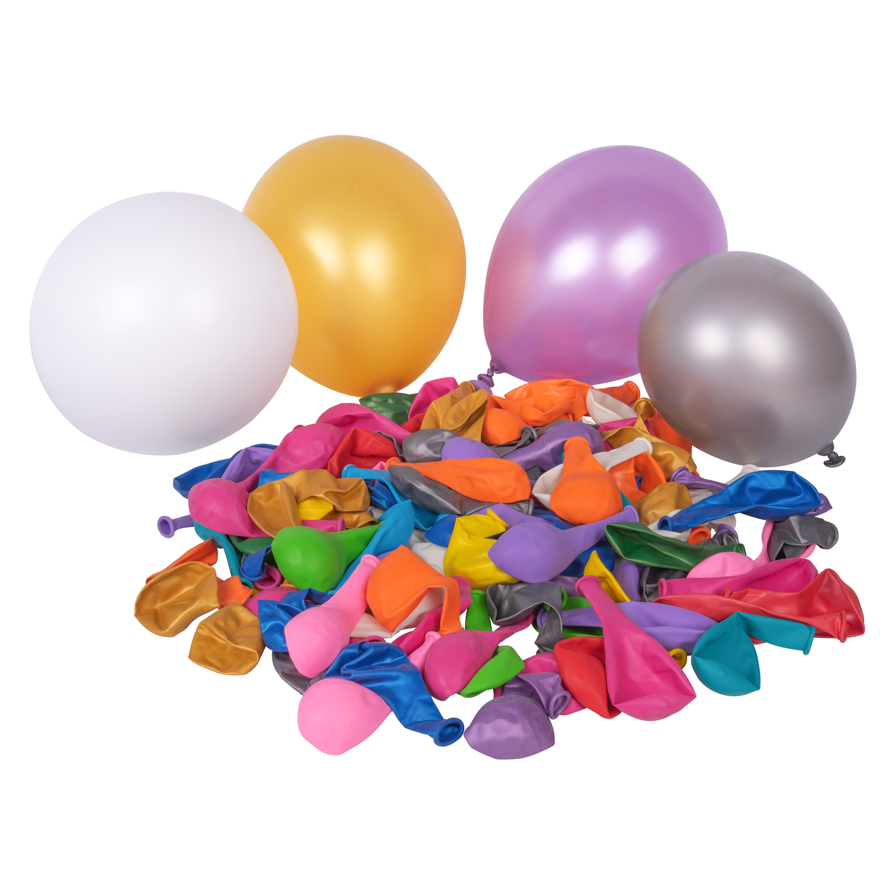 Bunte Luftballons, 100 Stück