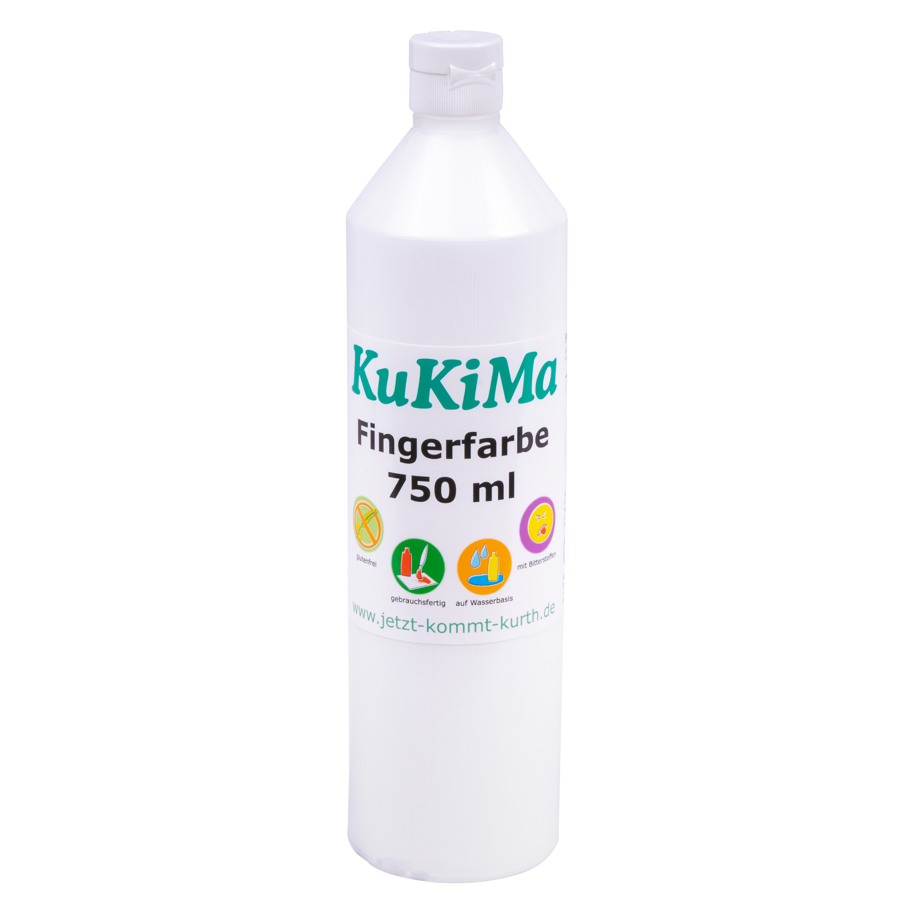 KuKiMa Fingerfarbe 750 ml, weiß