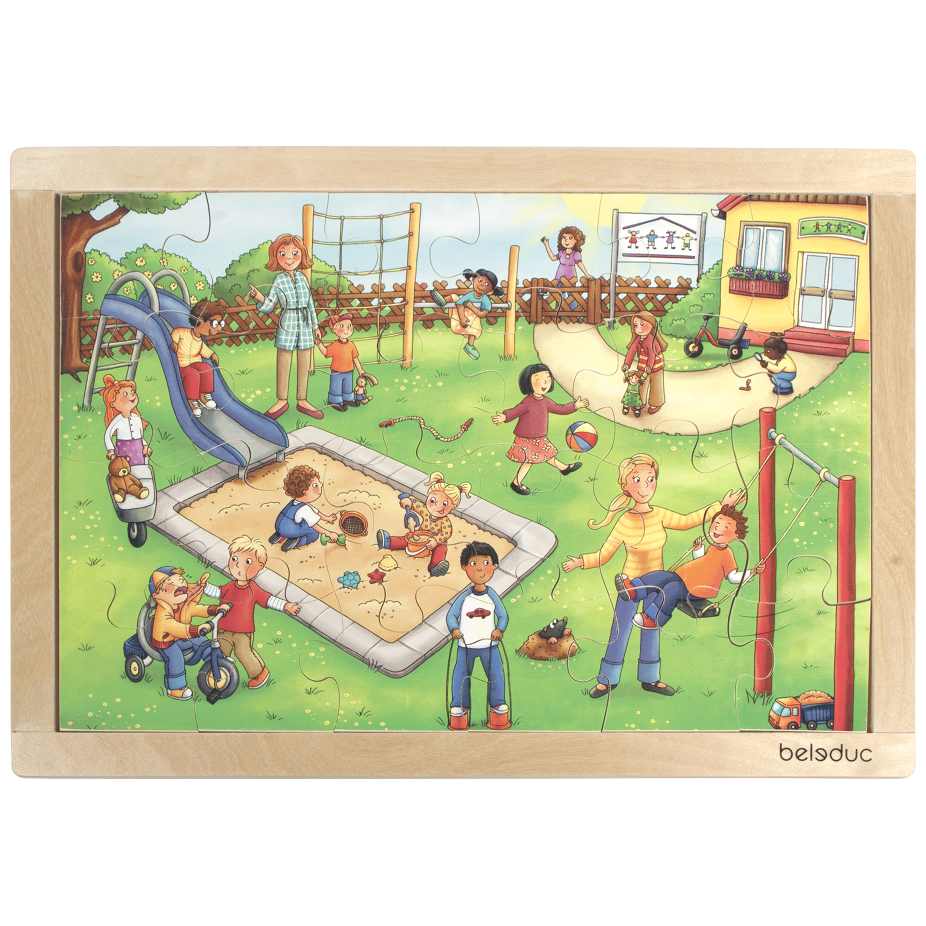 Rahmen-Puzzle 'Kindergarten'