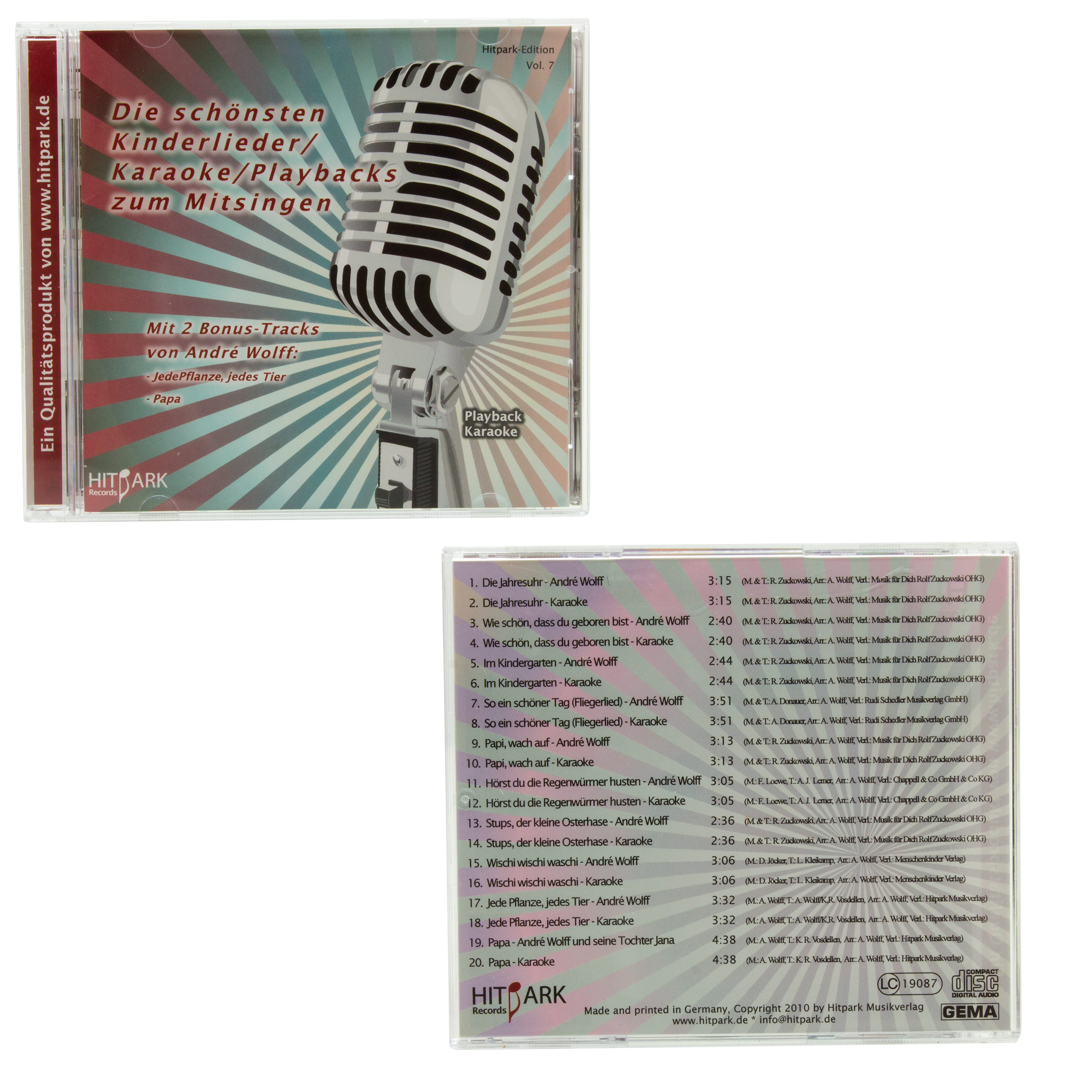 Playback / Karaoke CD-Sammlung