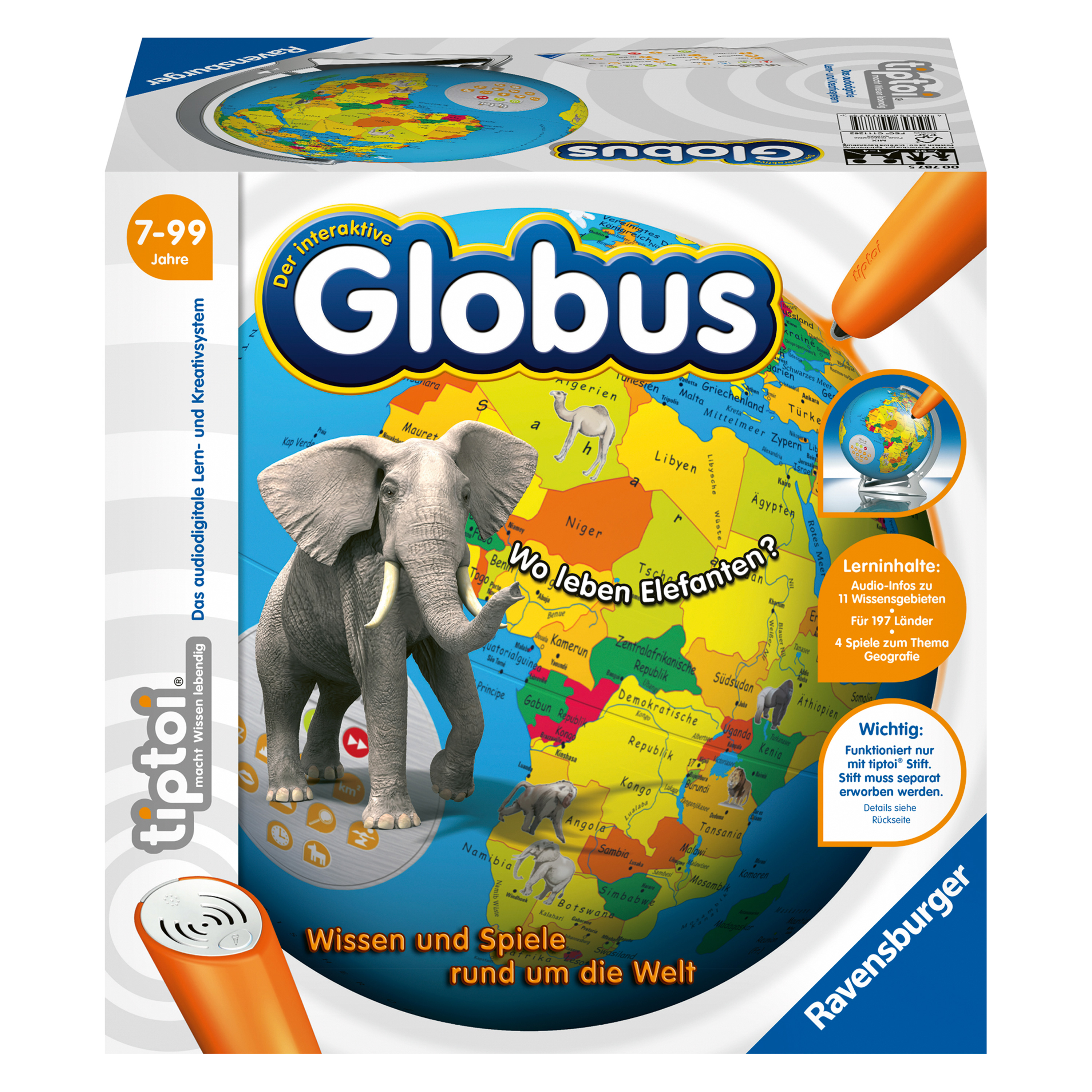 tiptoi® Lernspiel 'Der interaktive Globus'