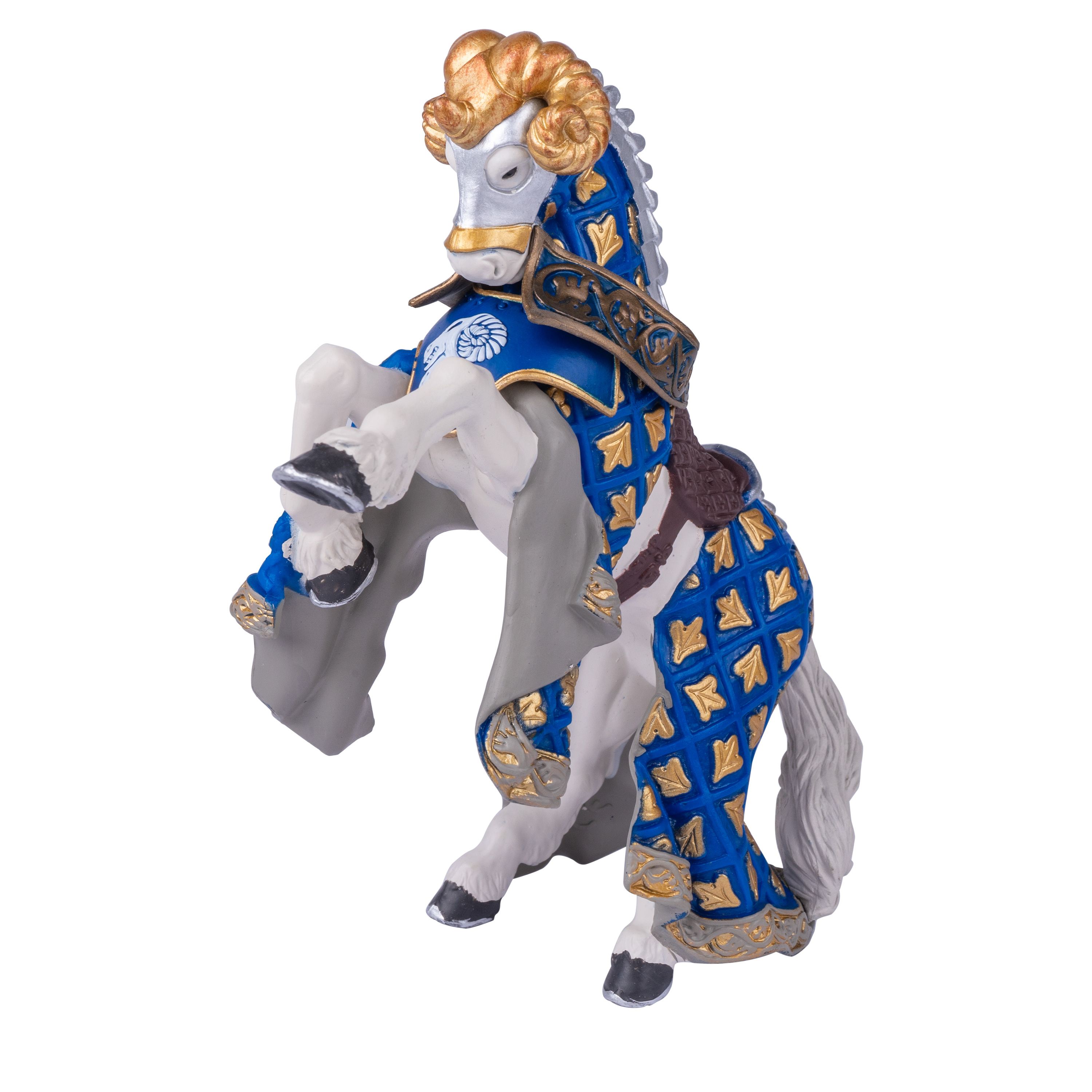 Papo Spielfigur 'Pferd mit Widder-Wappen'