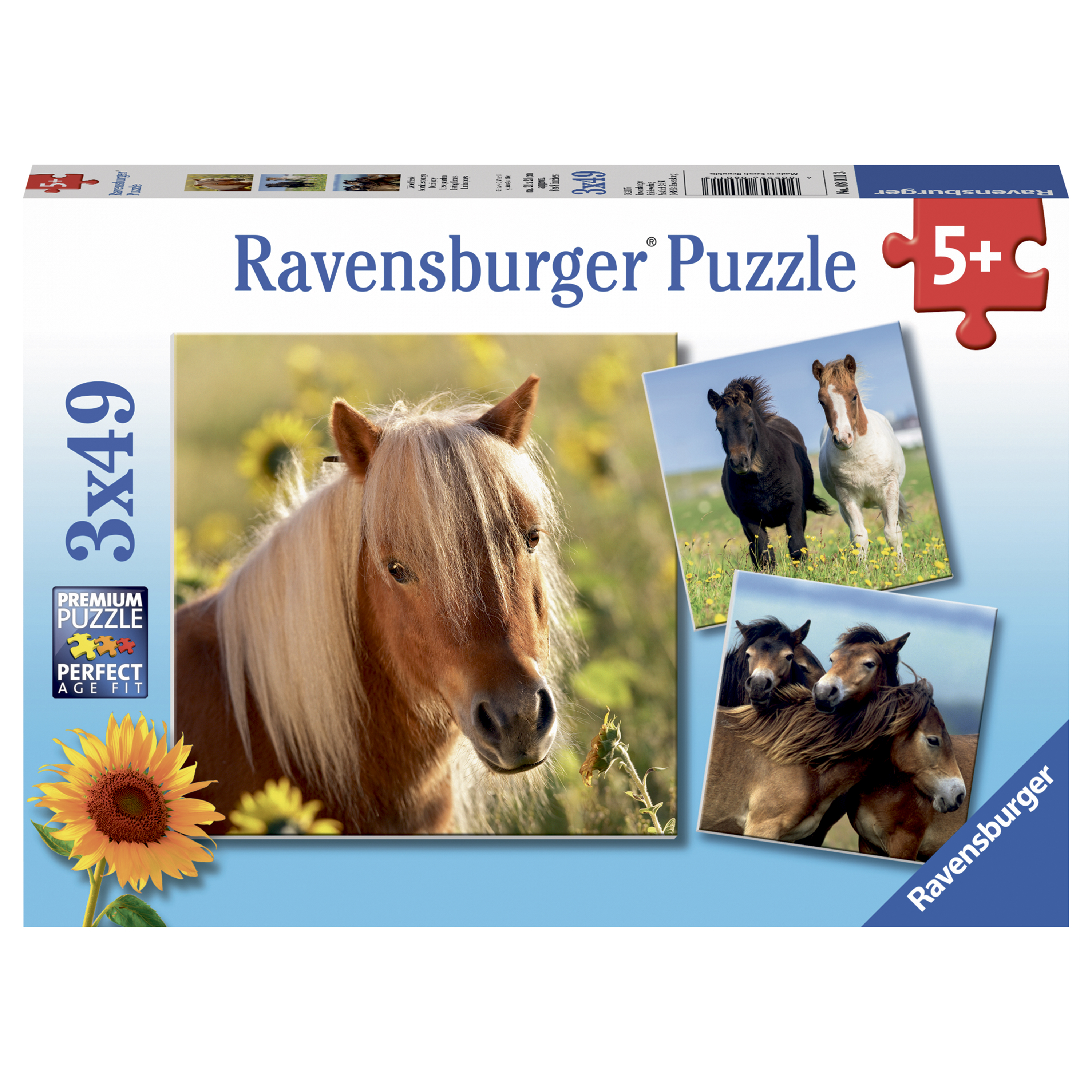 Ravensburger 3x49 'Liebe Pferde'