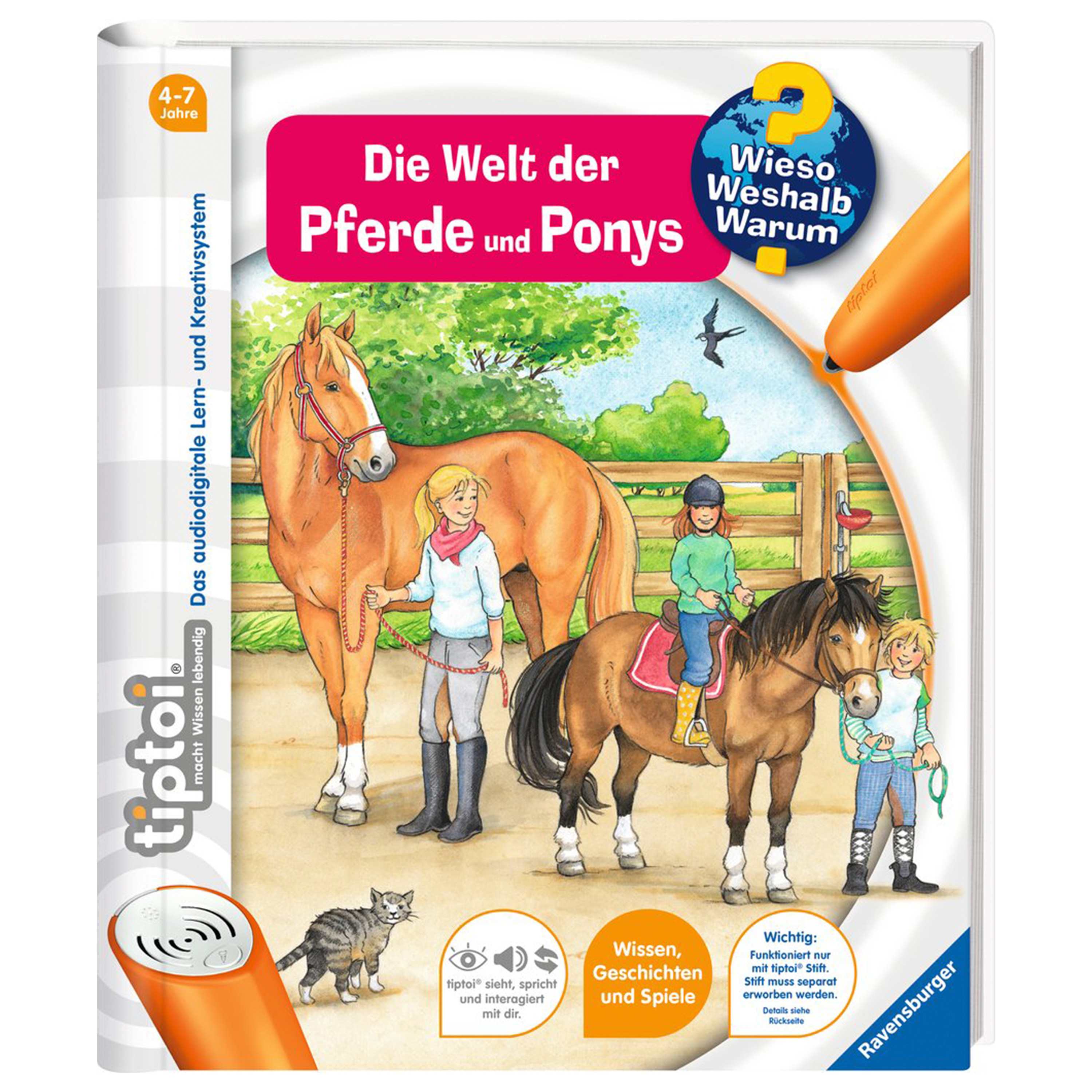 tiptoi® Sachbuch 'Die Welt der Pferde und Ponys'