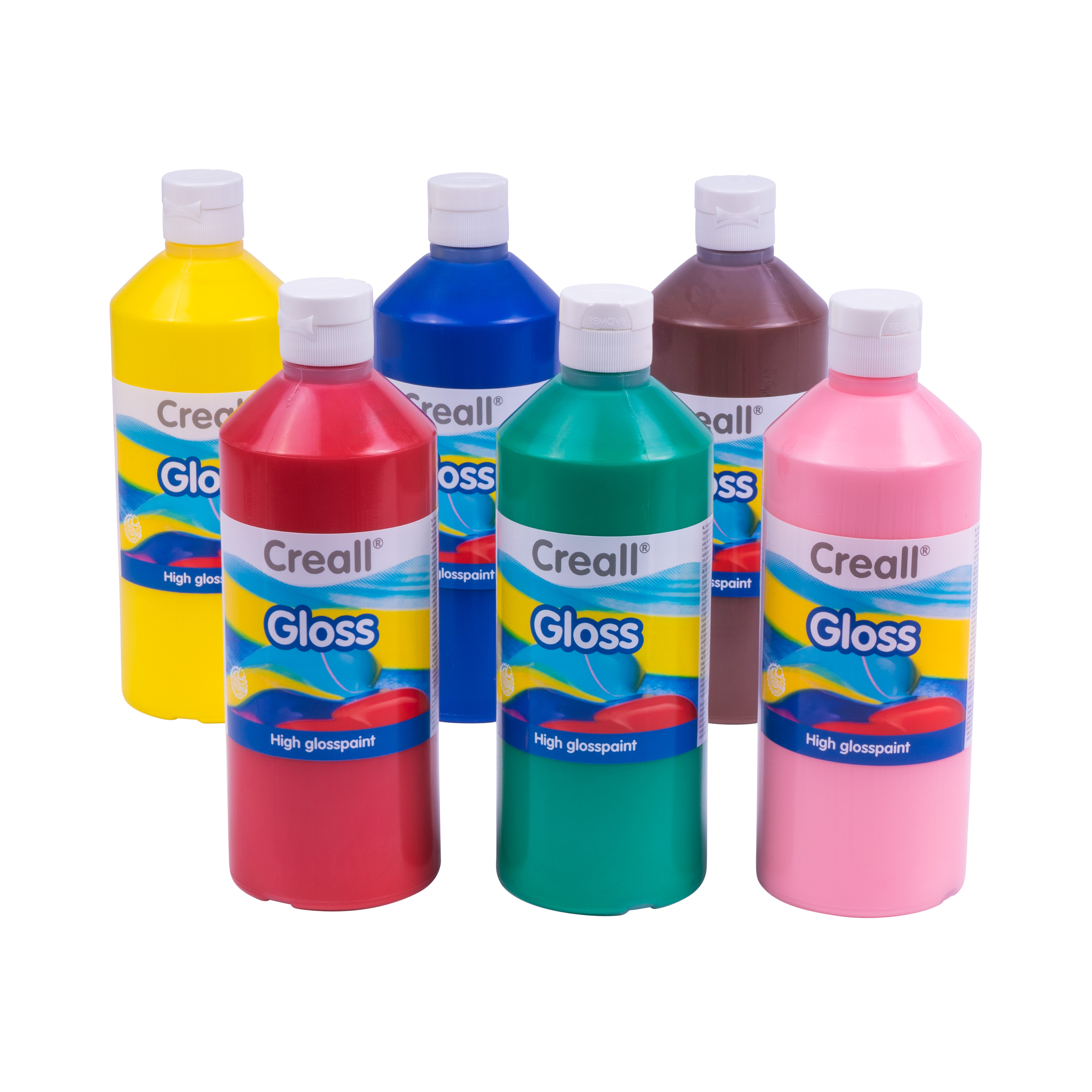 Creall Gloss Komplett-Set, 6 Farben