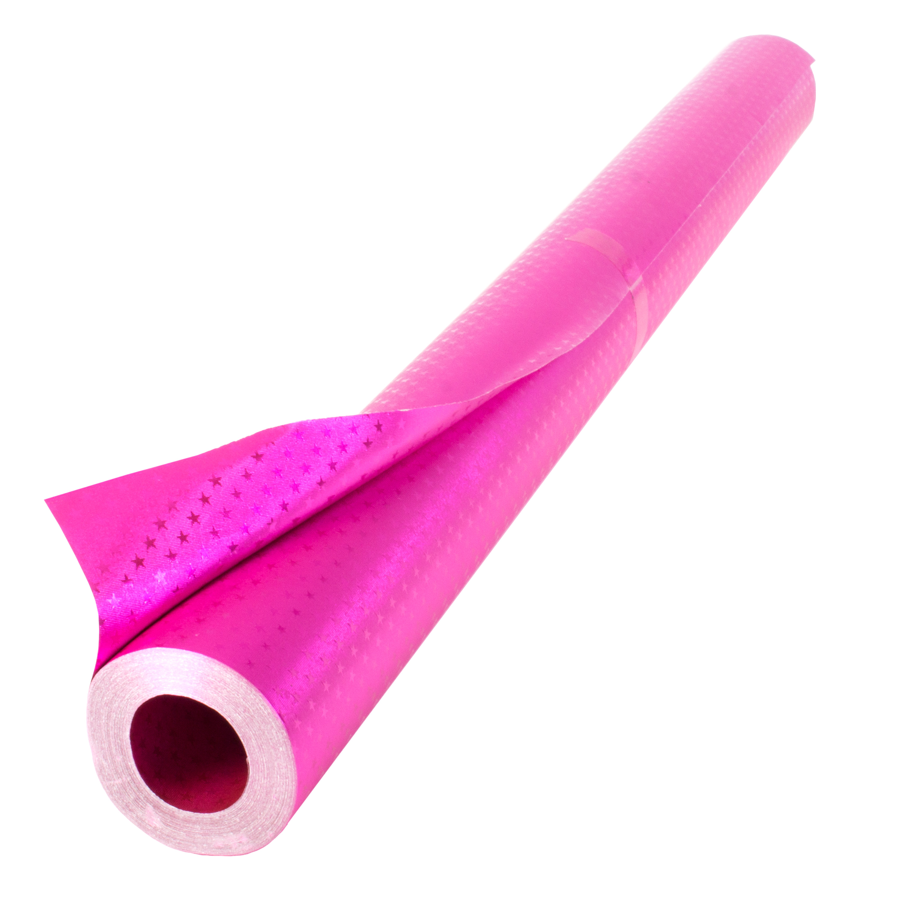 Alufolie mit Sternchenprägung 'rosa', B: 50 cm, L: 10 m