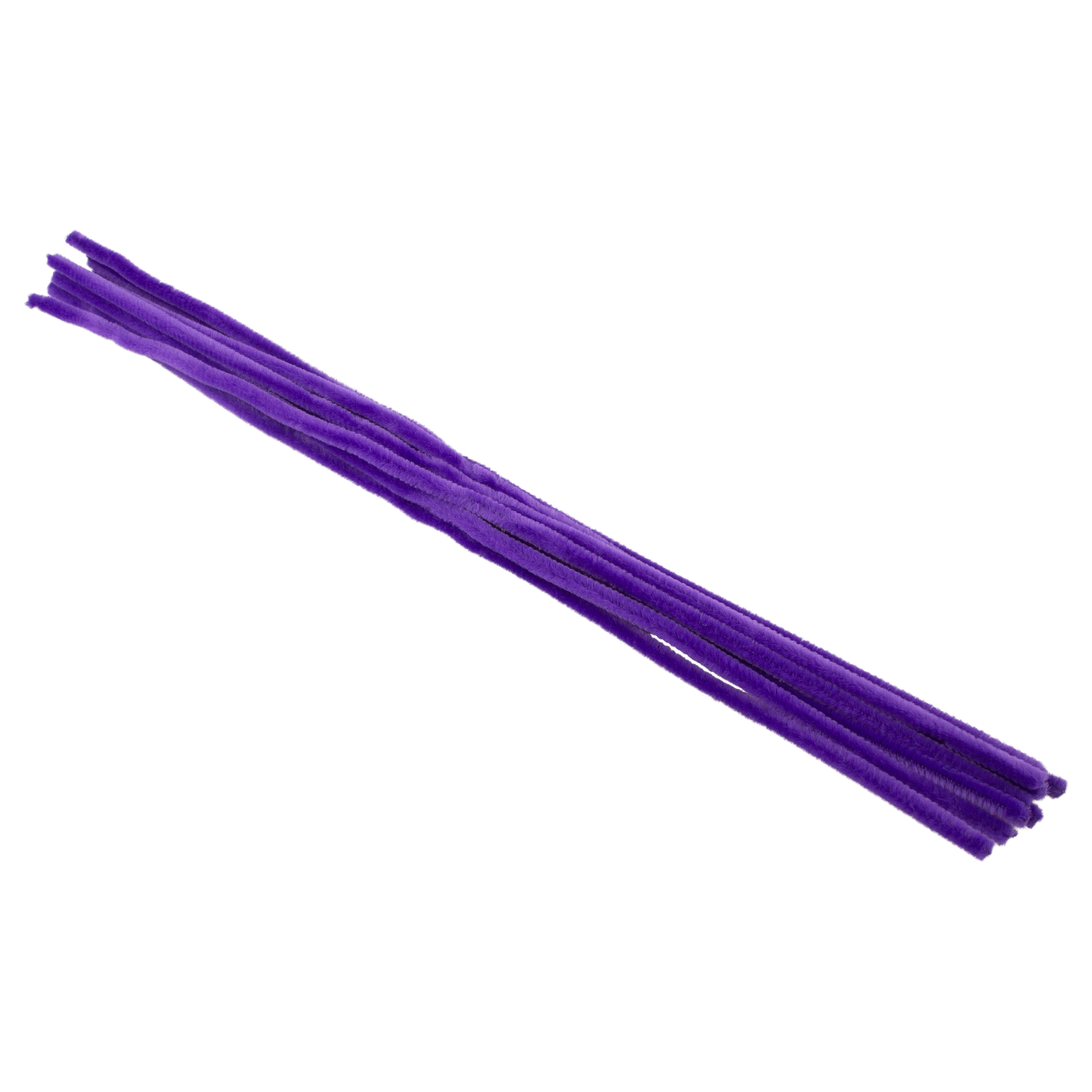 Pfeifenputzer violett, 10 Stück, L: 50 cm