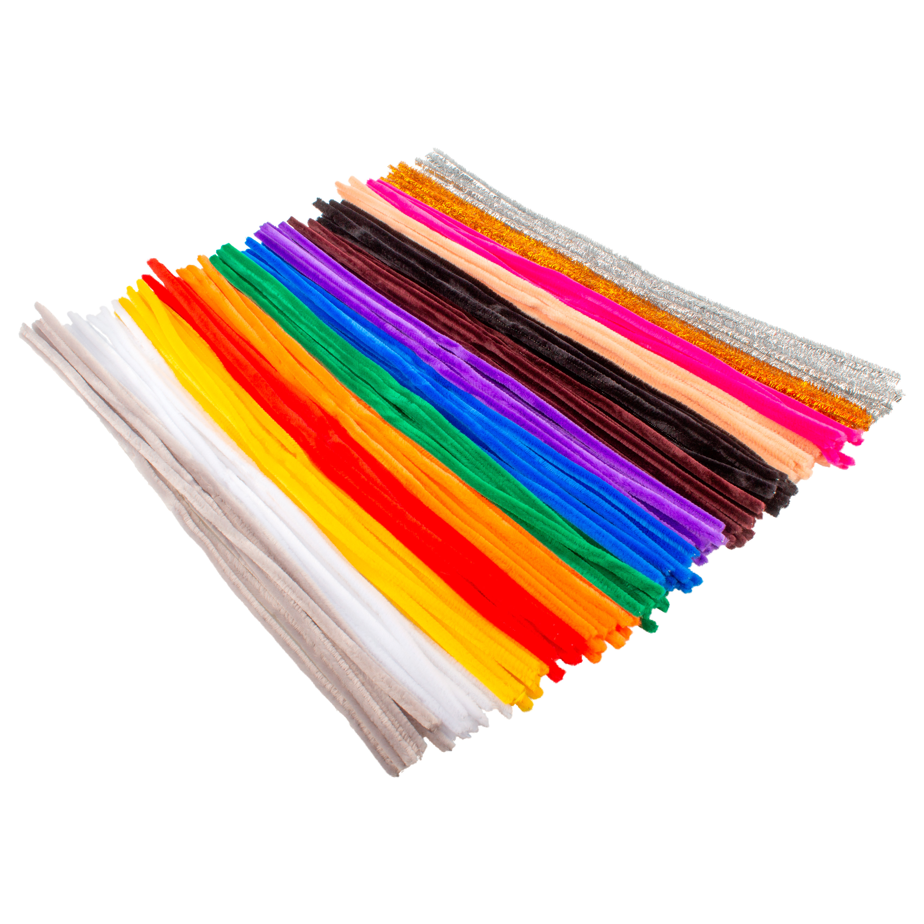 Pfeifenputzer in Einzelfarben, 10 Stück, L: 50 cm
