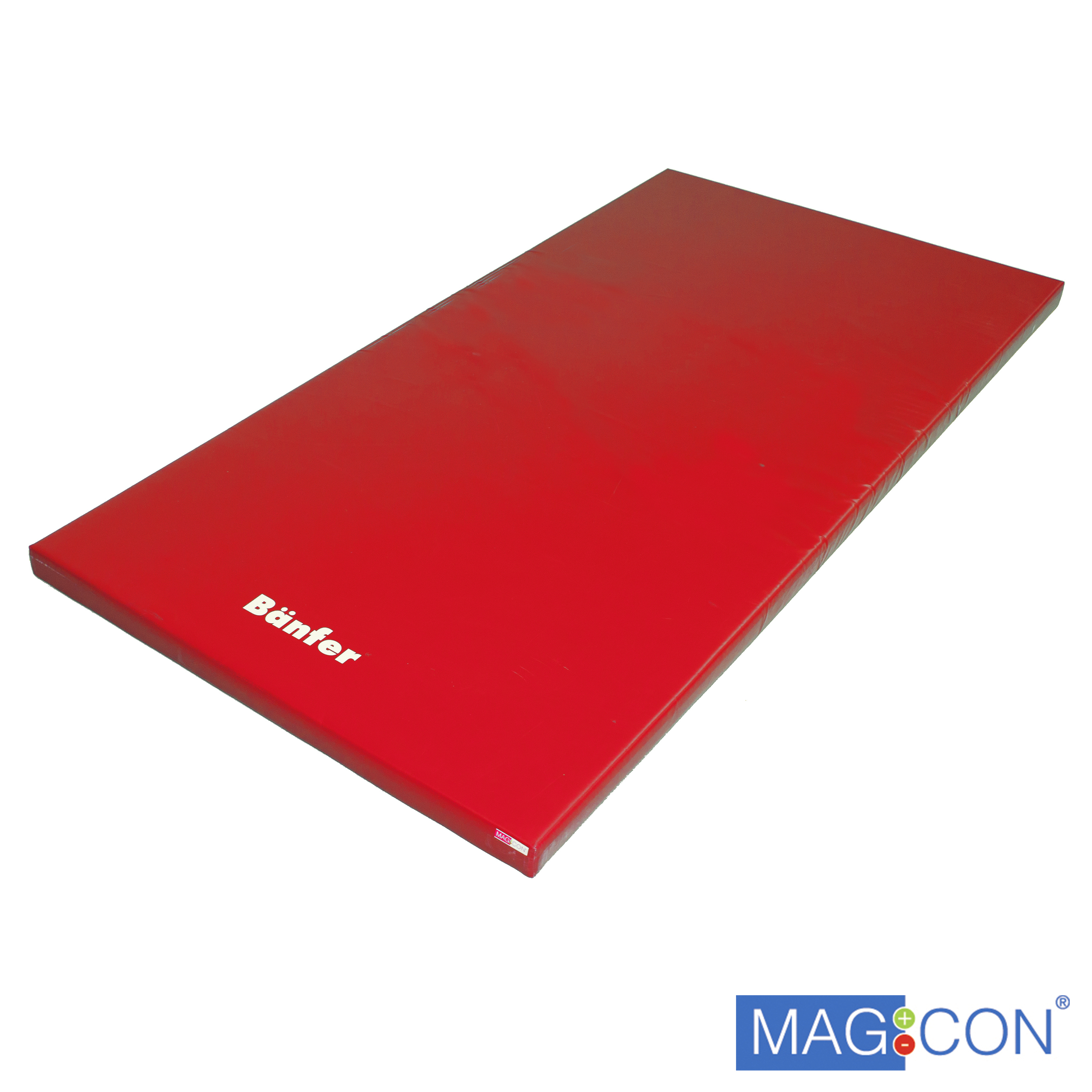 Super-Leichtturnmatte Magnetecken 200 x 125 x 8 cm, rot