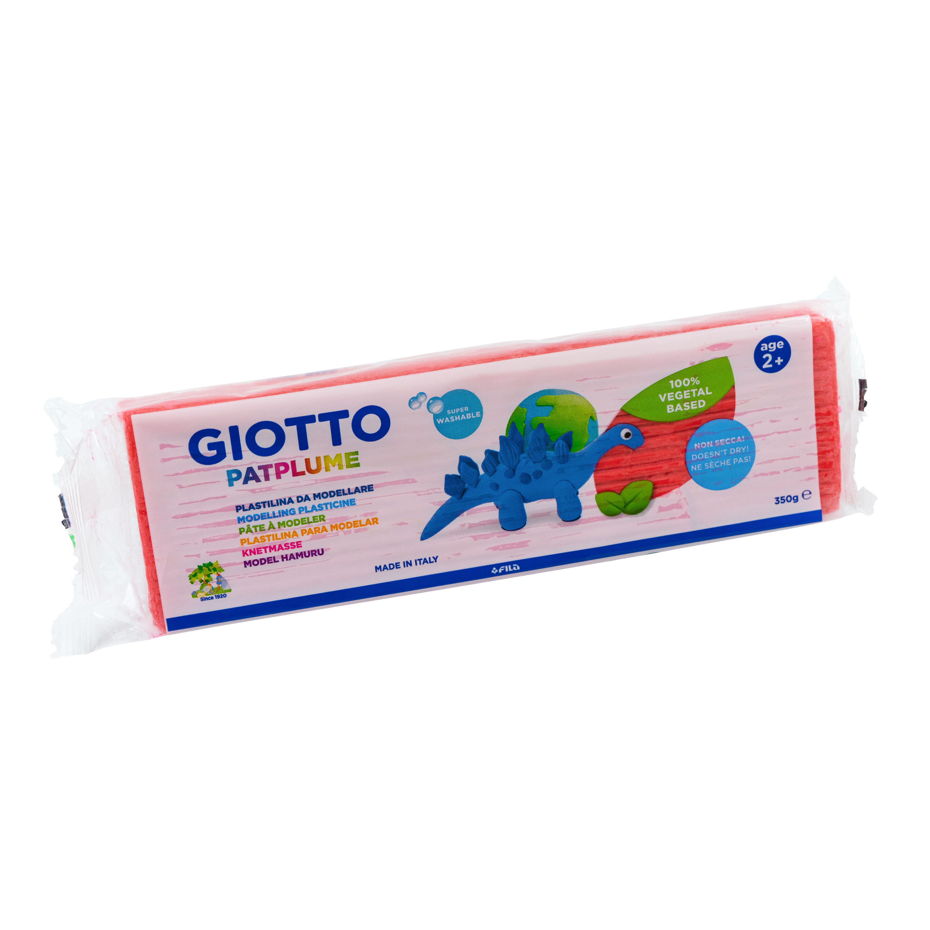 GIOTTO Patplume Modelliermasse 350 g, rot