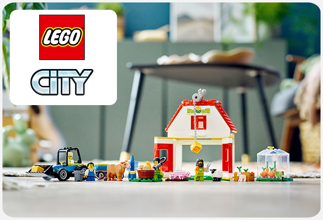 Lego City, Haus, Figuren und Fahrzeuge