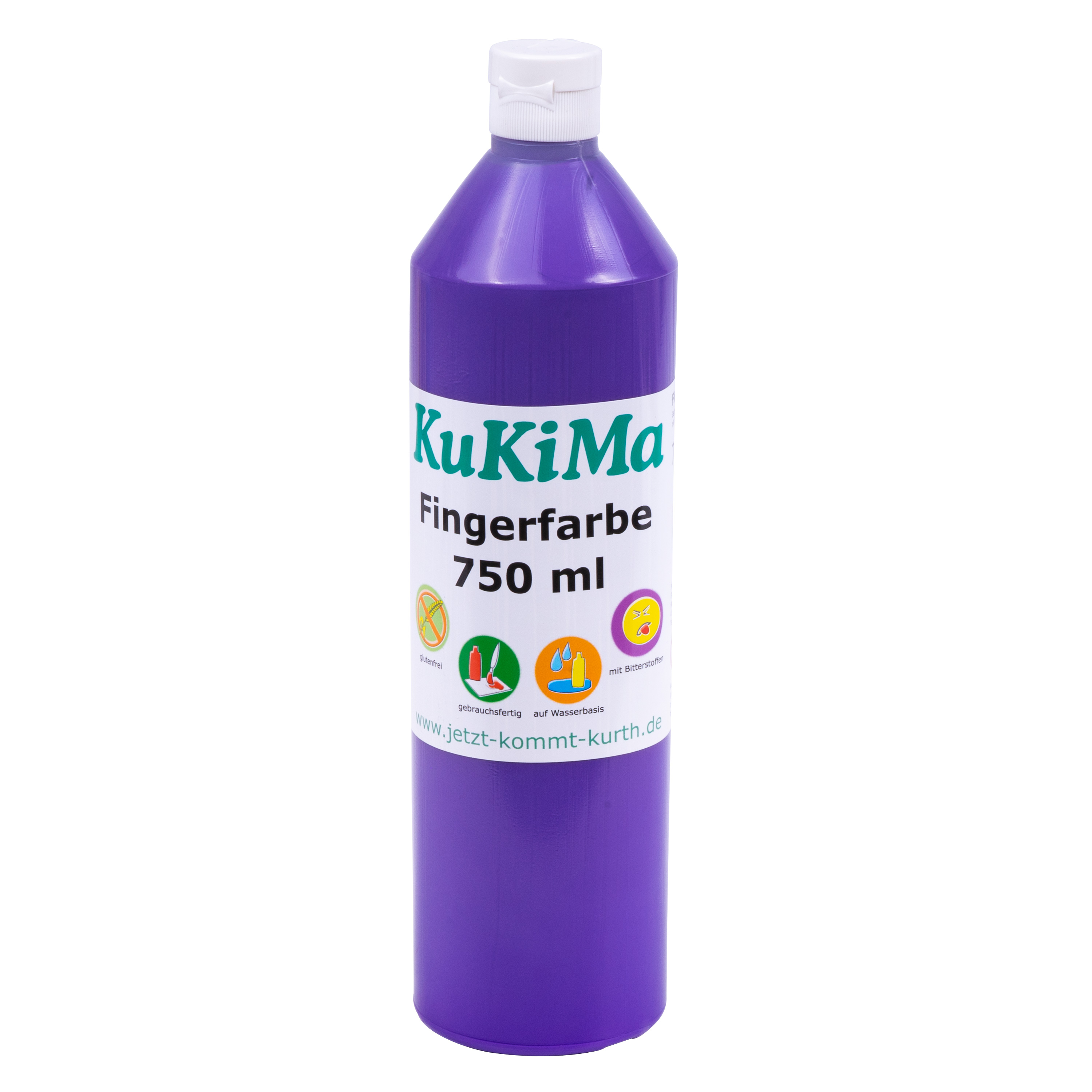 KuKiMa Fingerfarbe 750 ml, violett