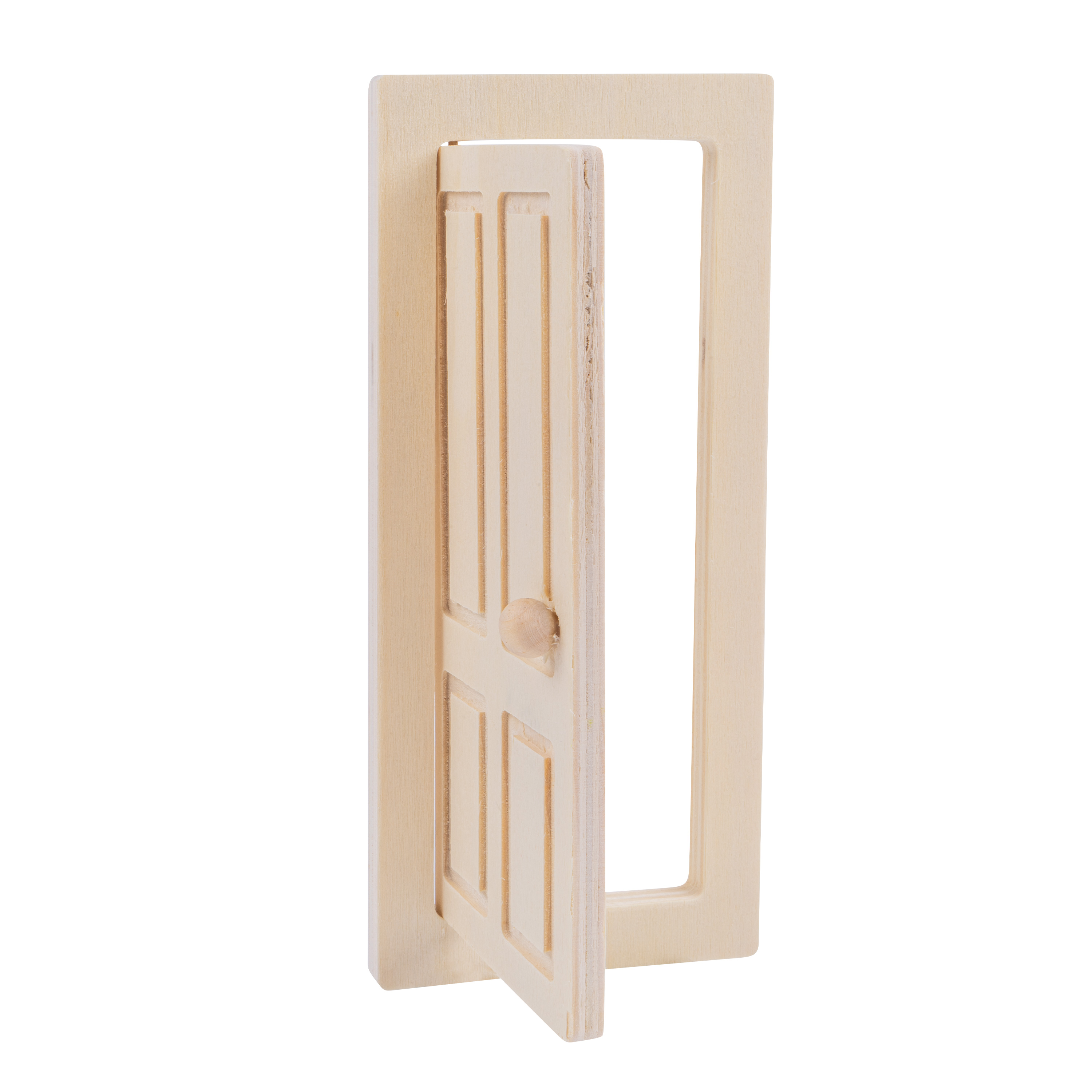 Wichteltür 'Elfen-Tür' zum Selbstgestalten aus Holz