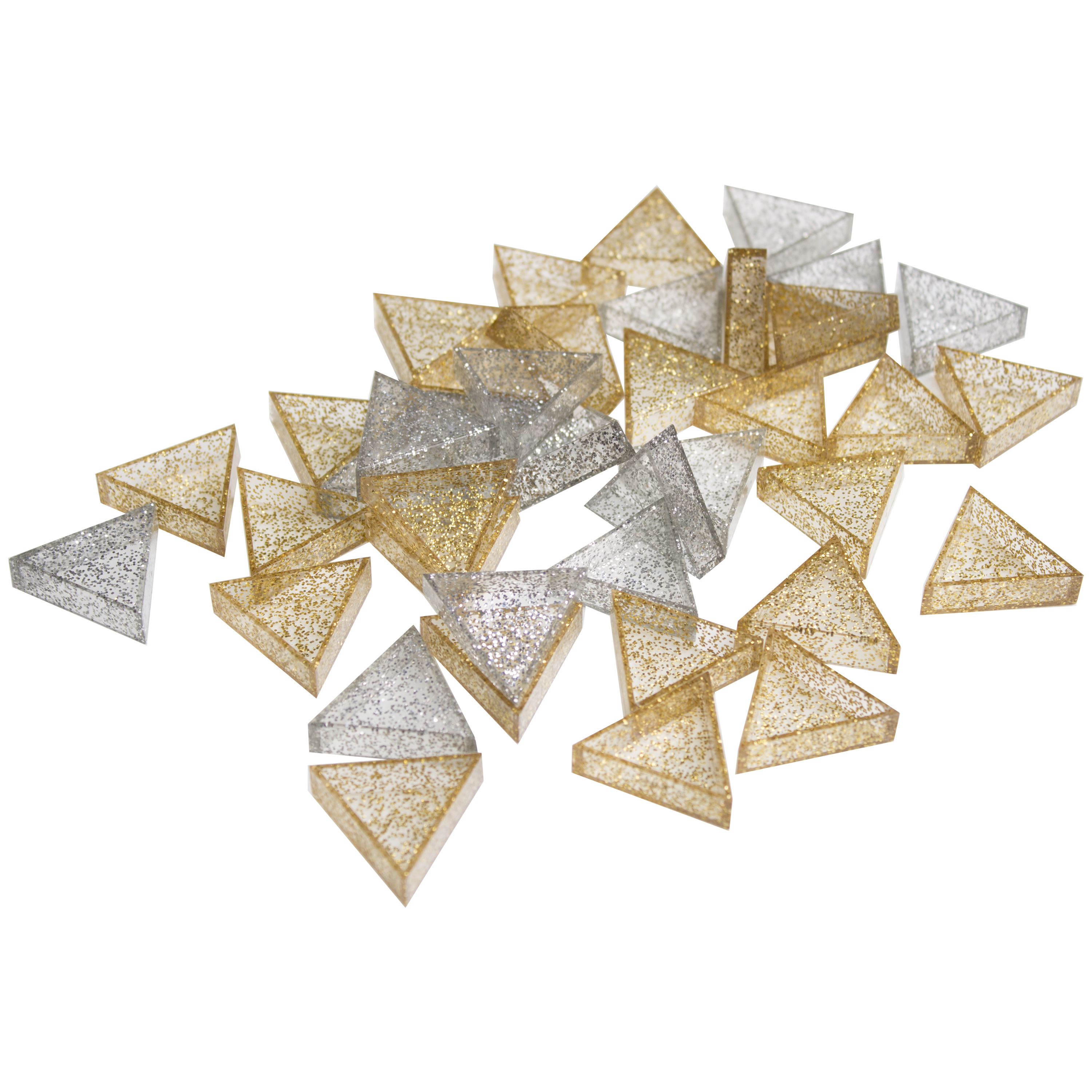 Ecko kleine Dreiecke 'gold/silber', 500 Teile