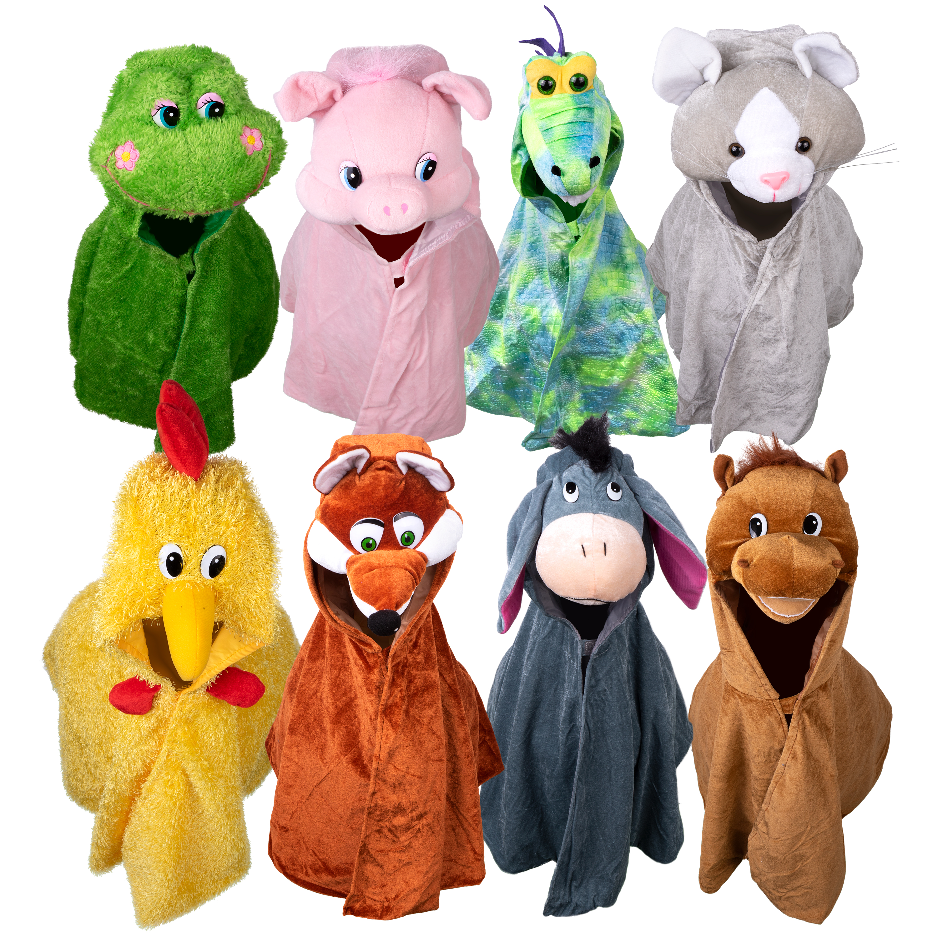 Verkleidungsset 'Tiere' mit 13 Kostümen