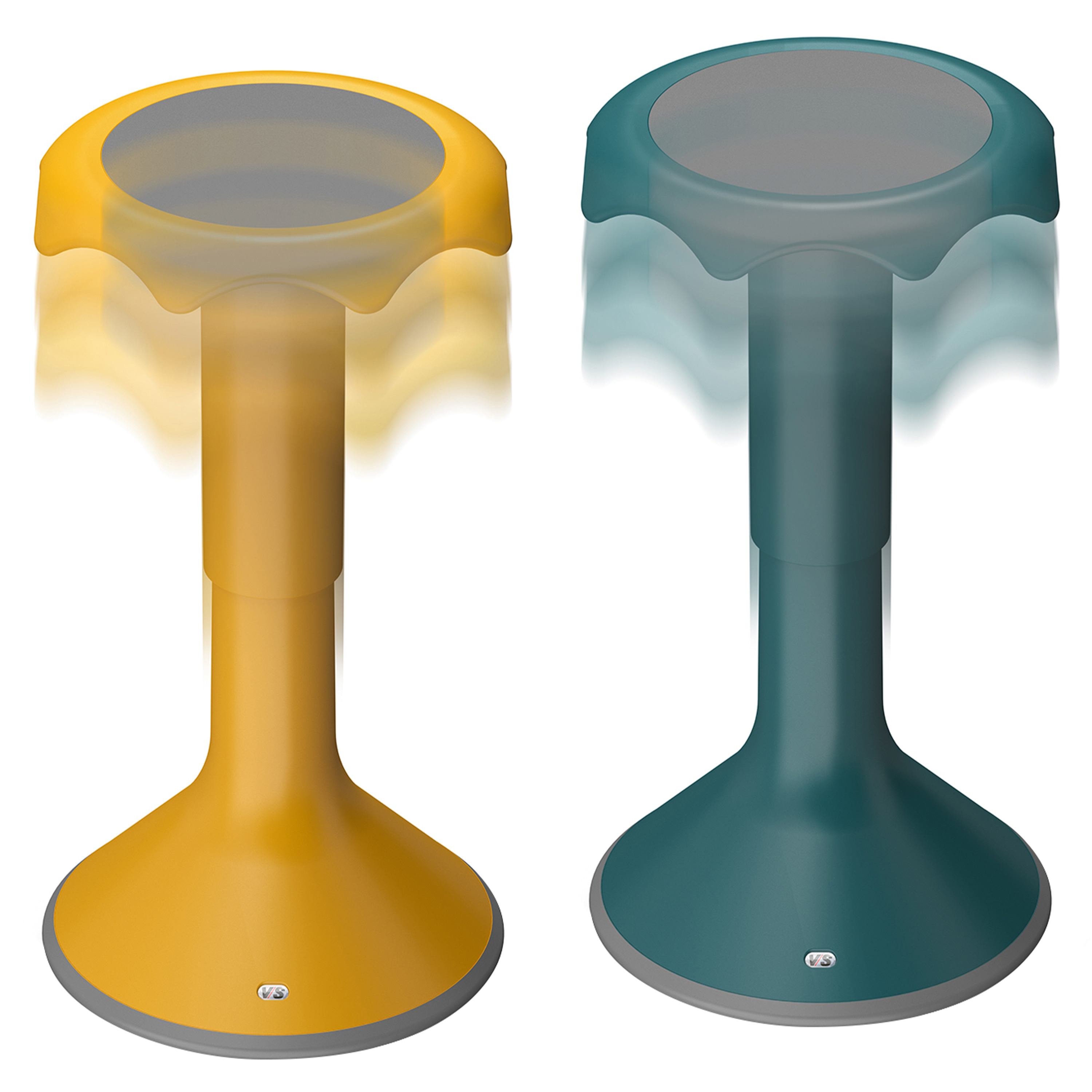 HOKKI+ Höhenverstellbar 50 – 68 cm, in Einzelfarben
