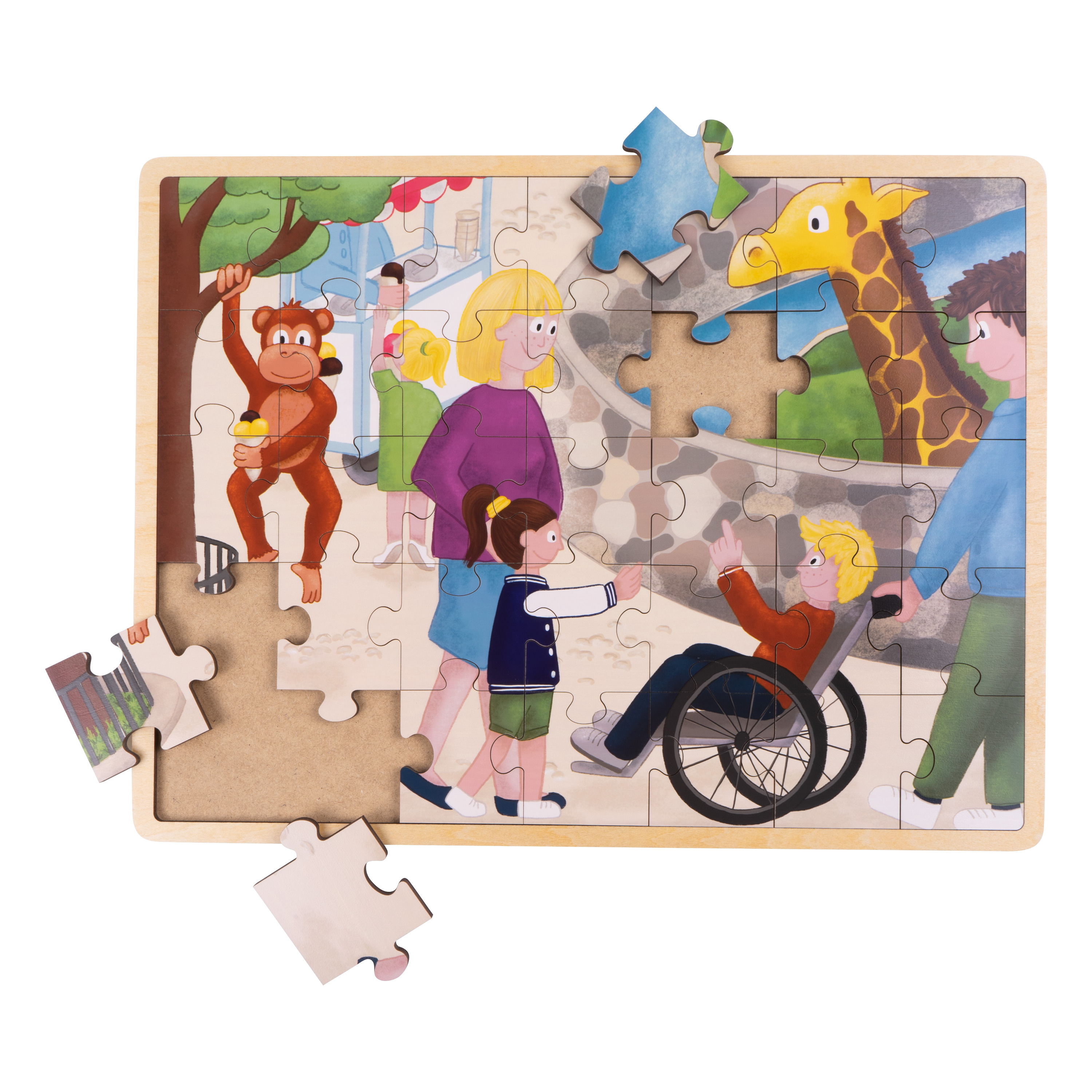 Alltagspuzzle 'Zoo Handicap'