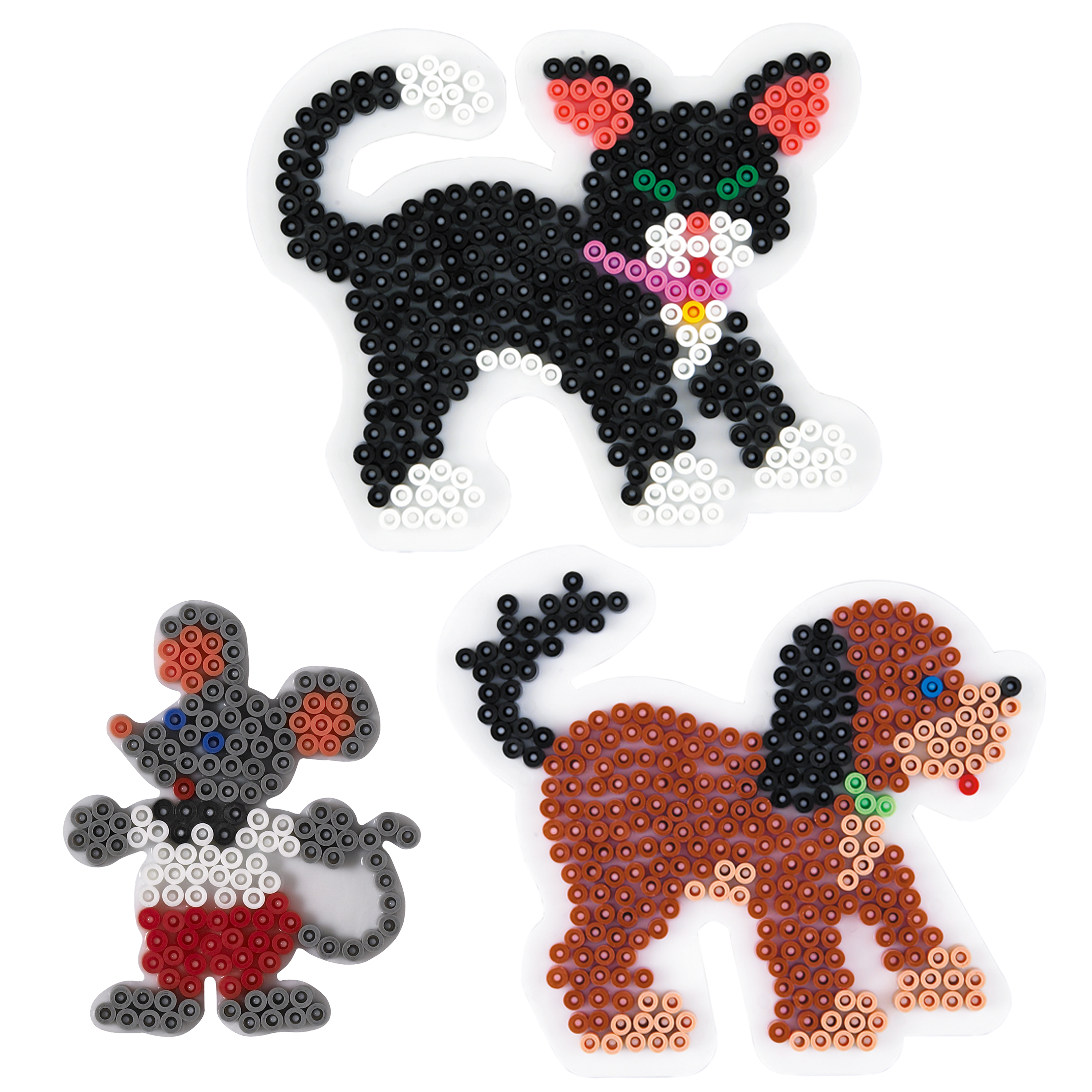 HAMA Stiftplattenset Haustiere 'Hund, Katze, Maus'