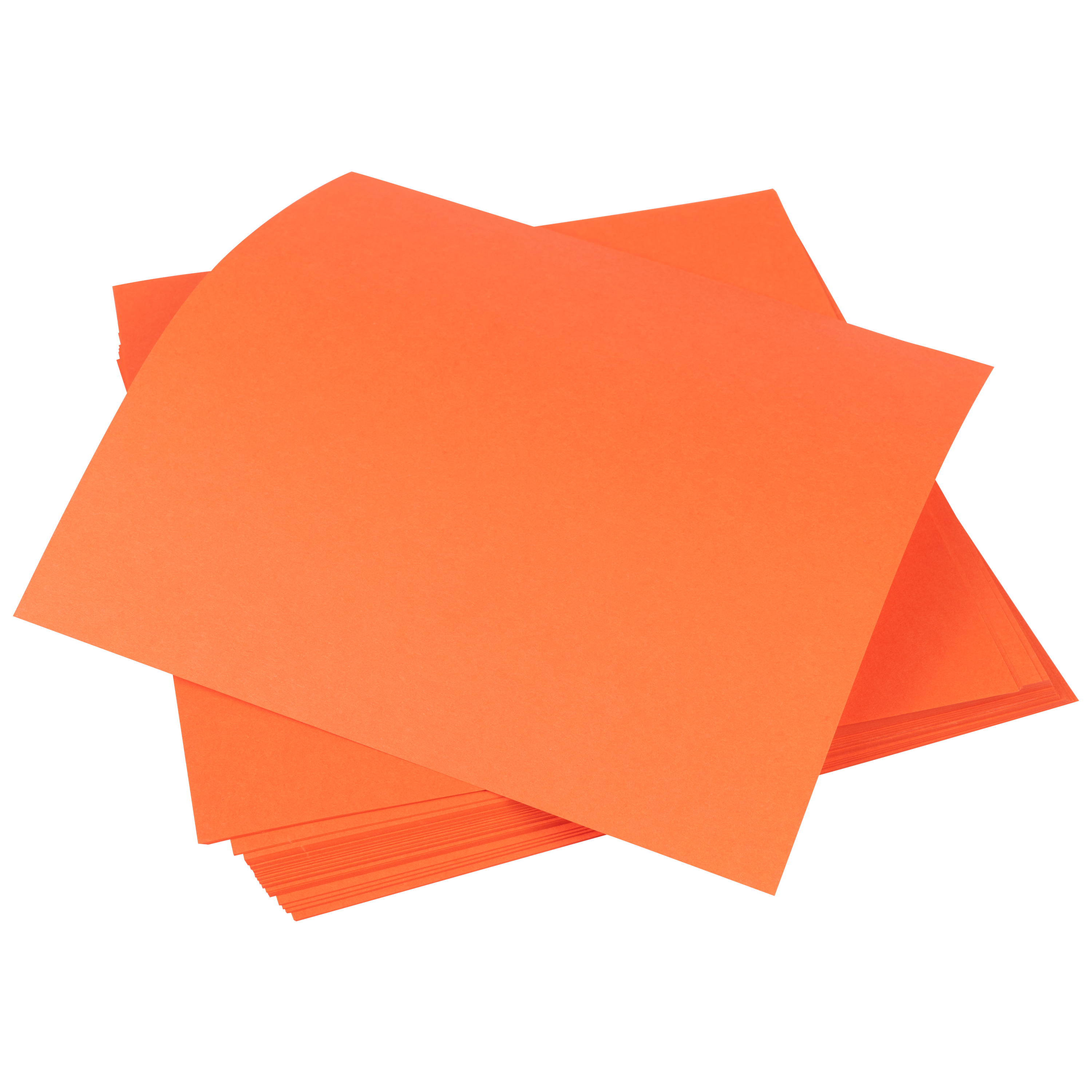 Origami Faltblätter 'Uni Intensiv', 15 x 15 cm, orange