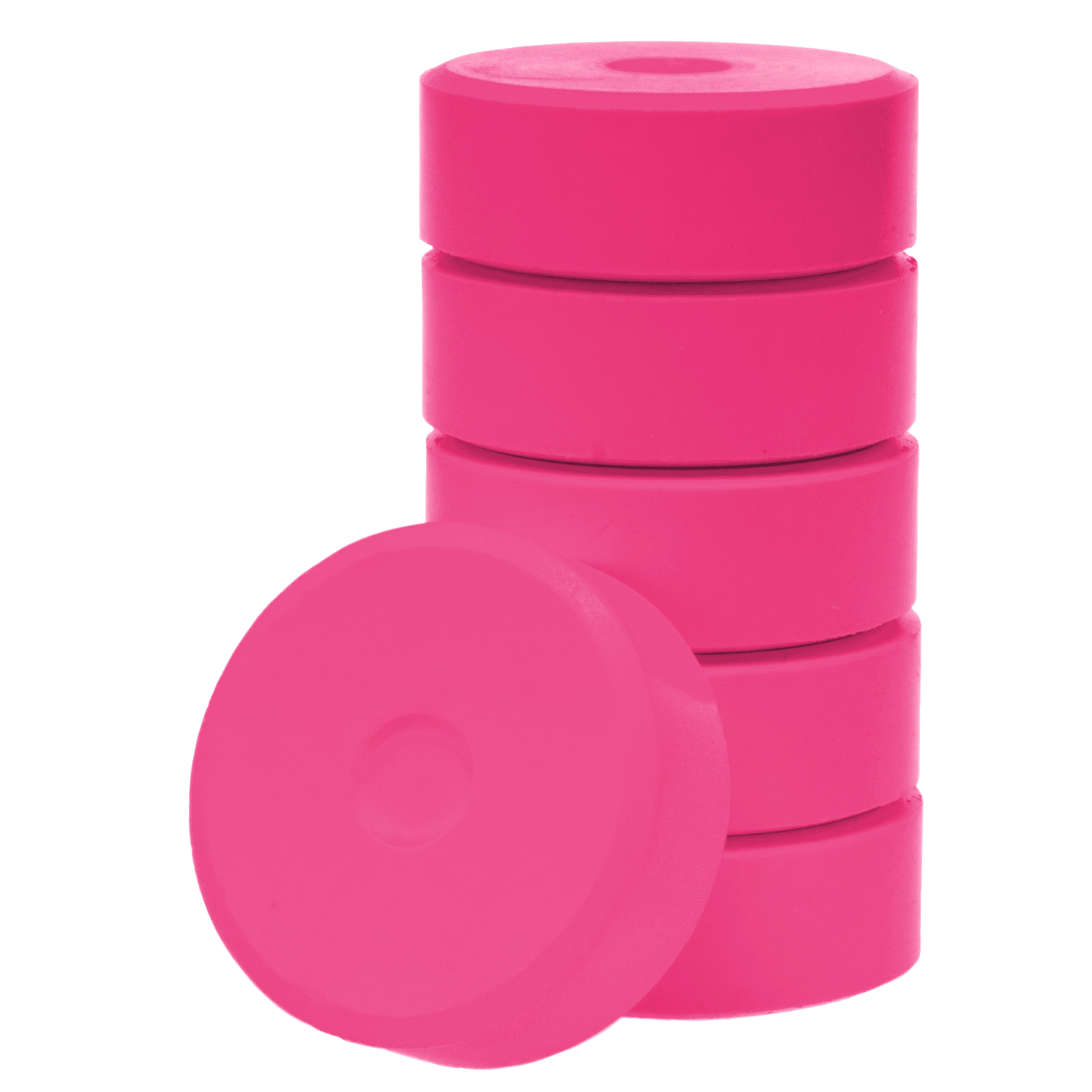 6 rosafarbene Tempera-Pucks 'Ø 44 mm'
